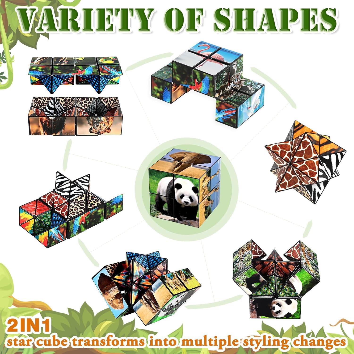 Cubo Mágico Antiestrés Star Cube 2 en 1 para Niños