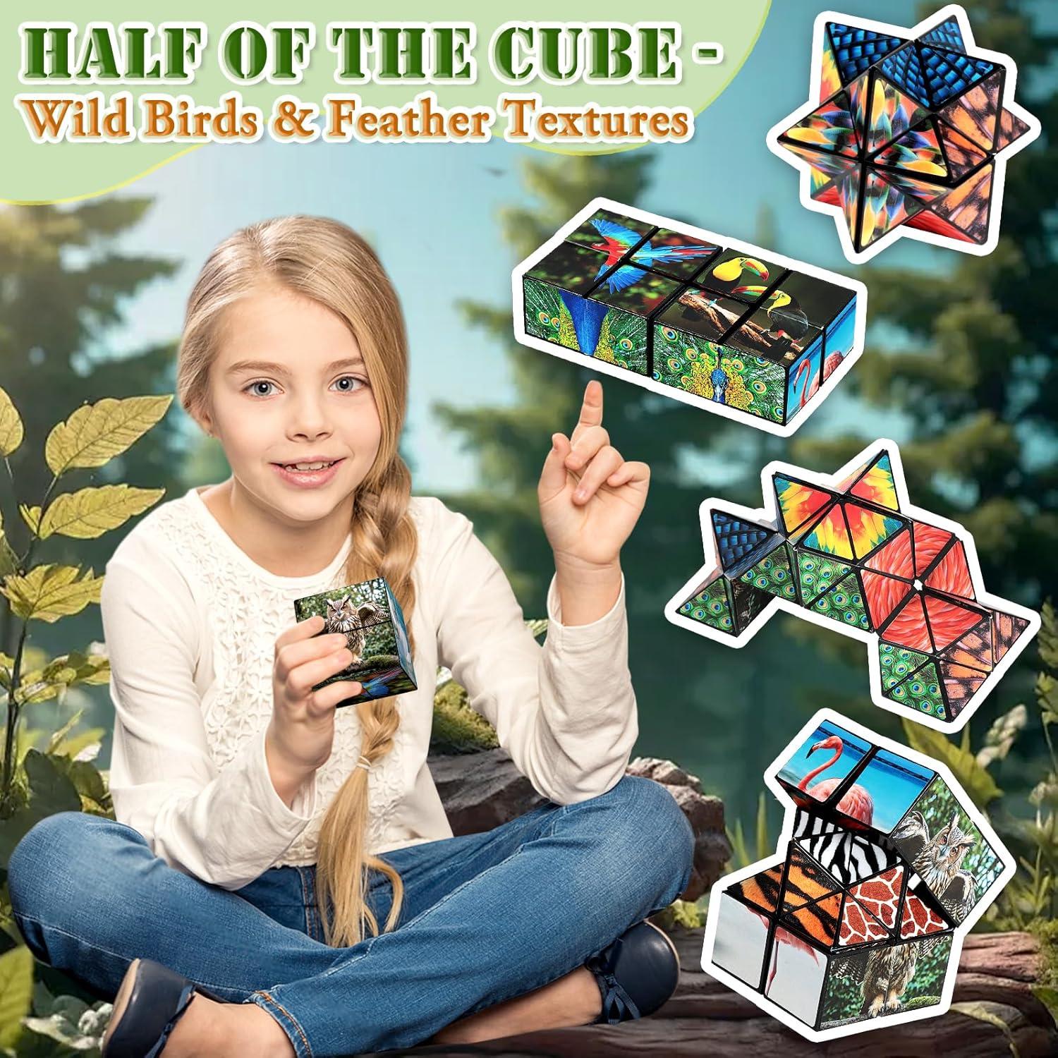 Cubo Mágico Antiestrés Star Cube 2 en 1 para Niños