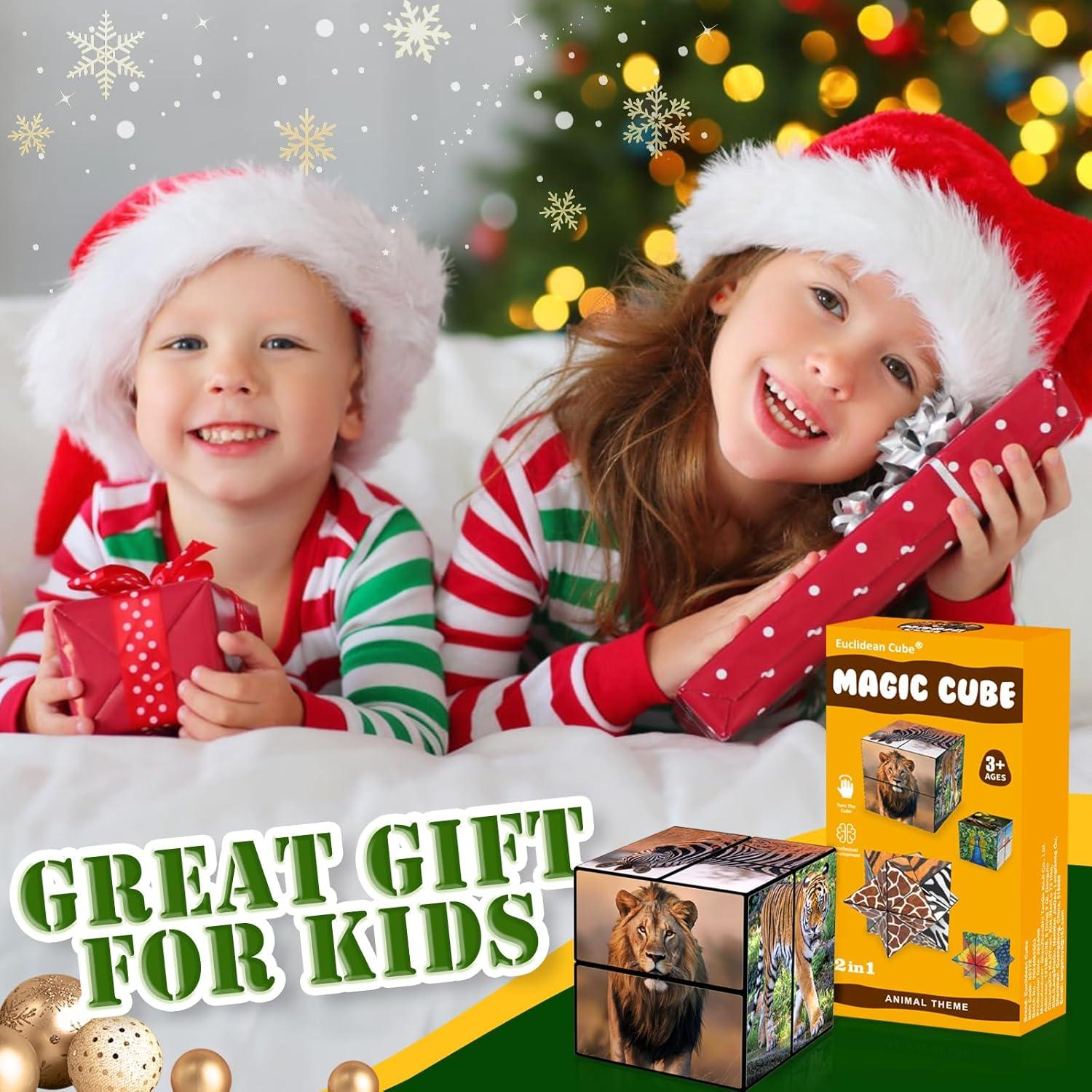 Cubo Mágico Antiestrés Star Cube 2 en 1 para Niños