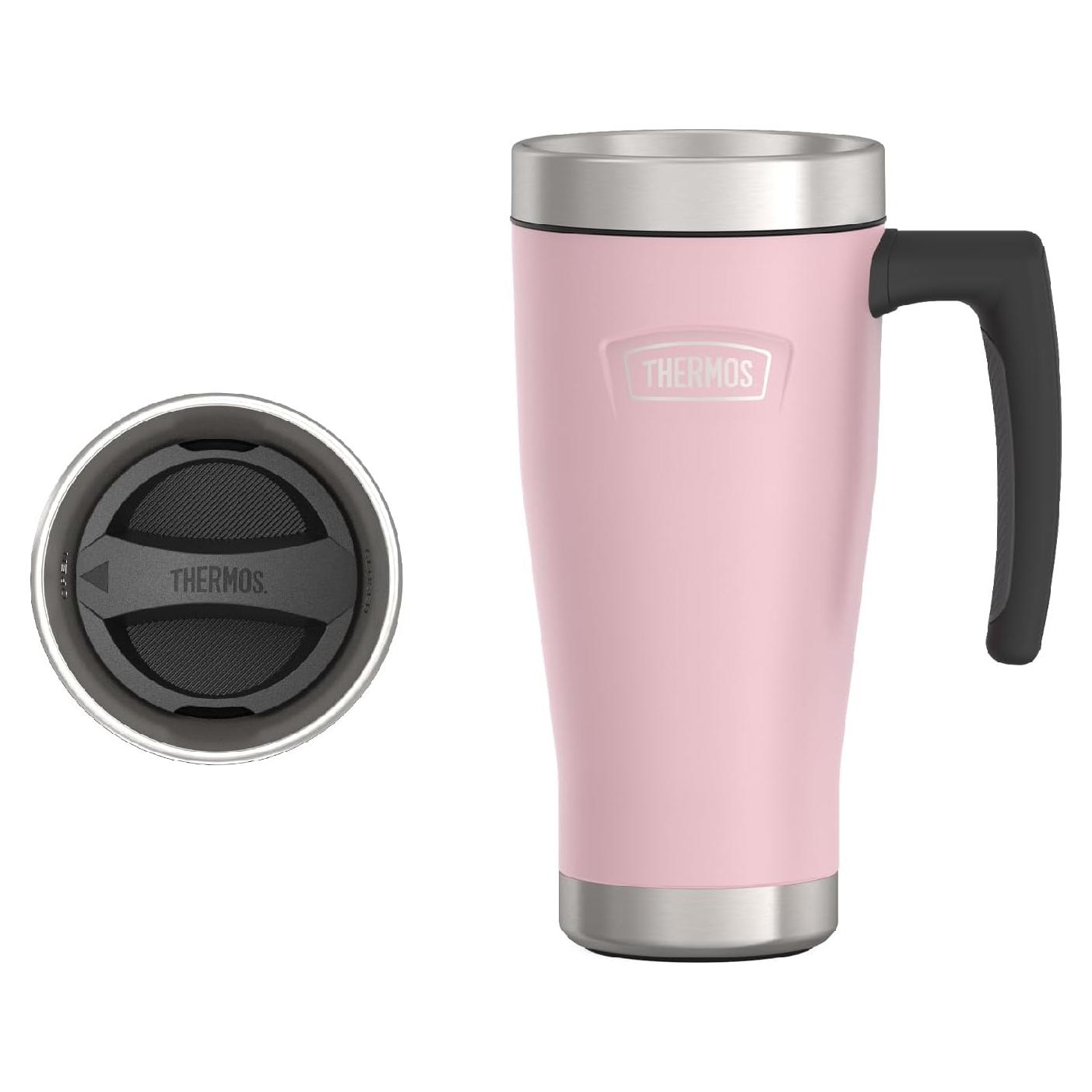 Taza Aislada THERMOS Serie ICON Acero Inoxidable 0.47 L Rosa