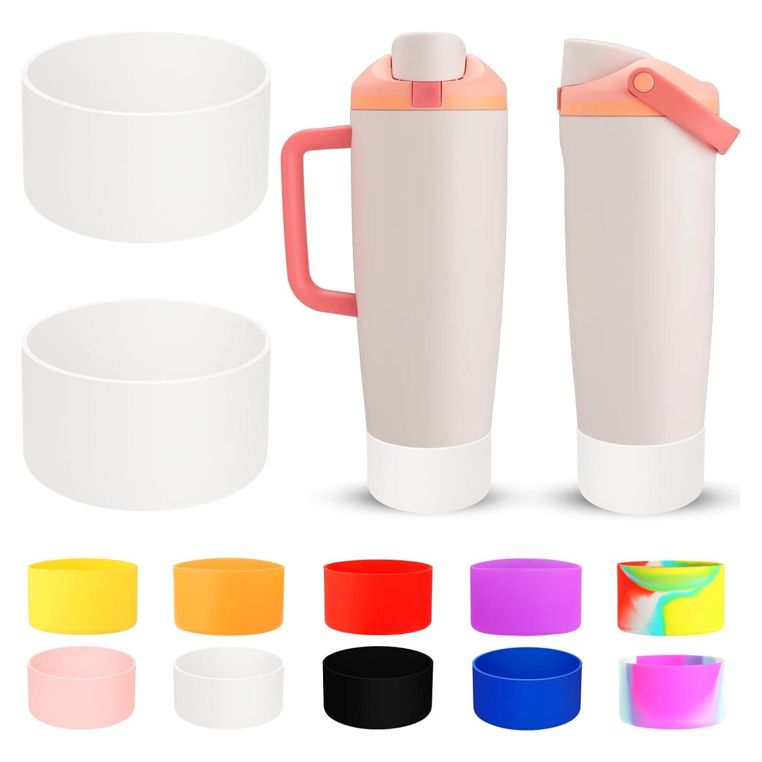 2 Pcs Botín de Silicona XZESH para Botellas Owala 887ml y 1183ml