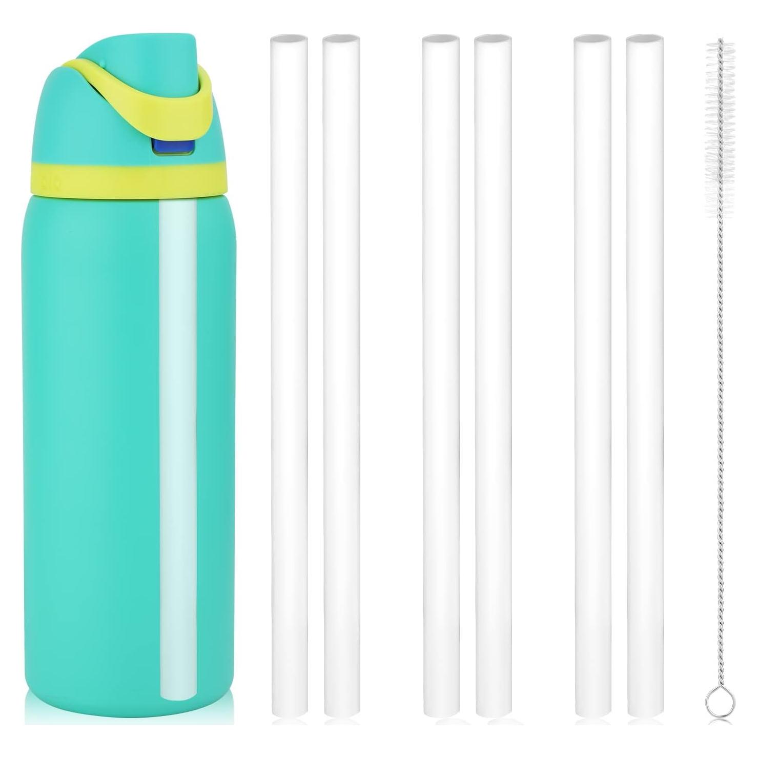 6 Pajitas Reutilizables Owala FreeSip + Cepillo de Limpieza