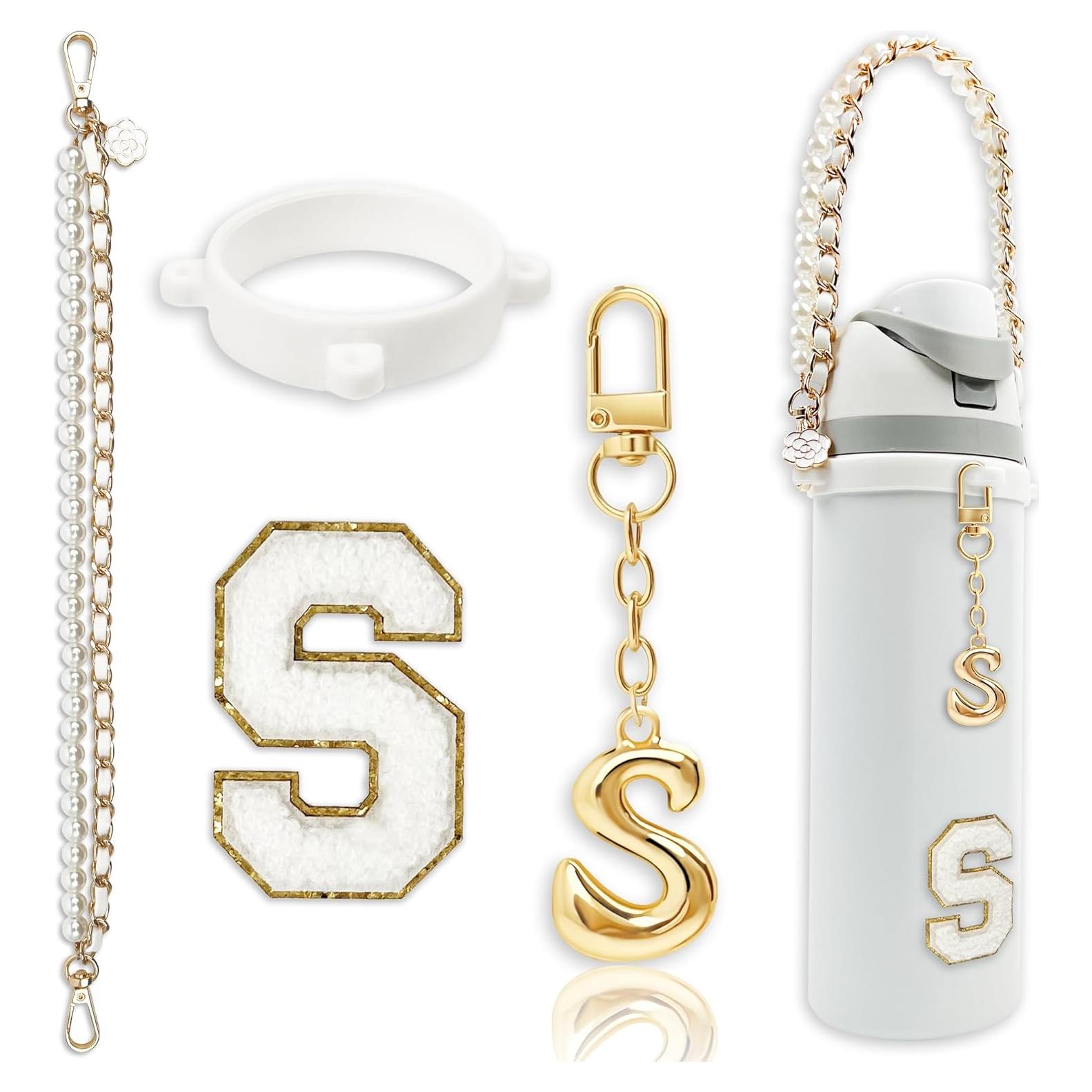 Juego de Correa y Encanto Owala - Letra Bonita, 24-40 oz