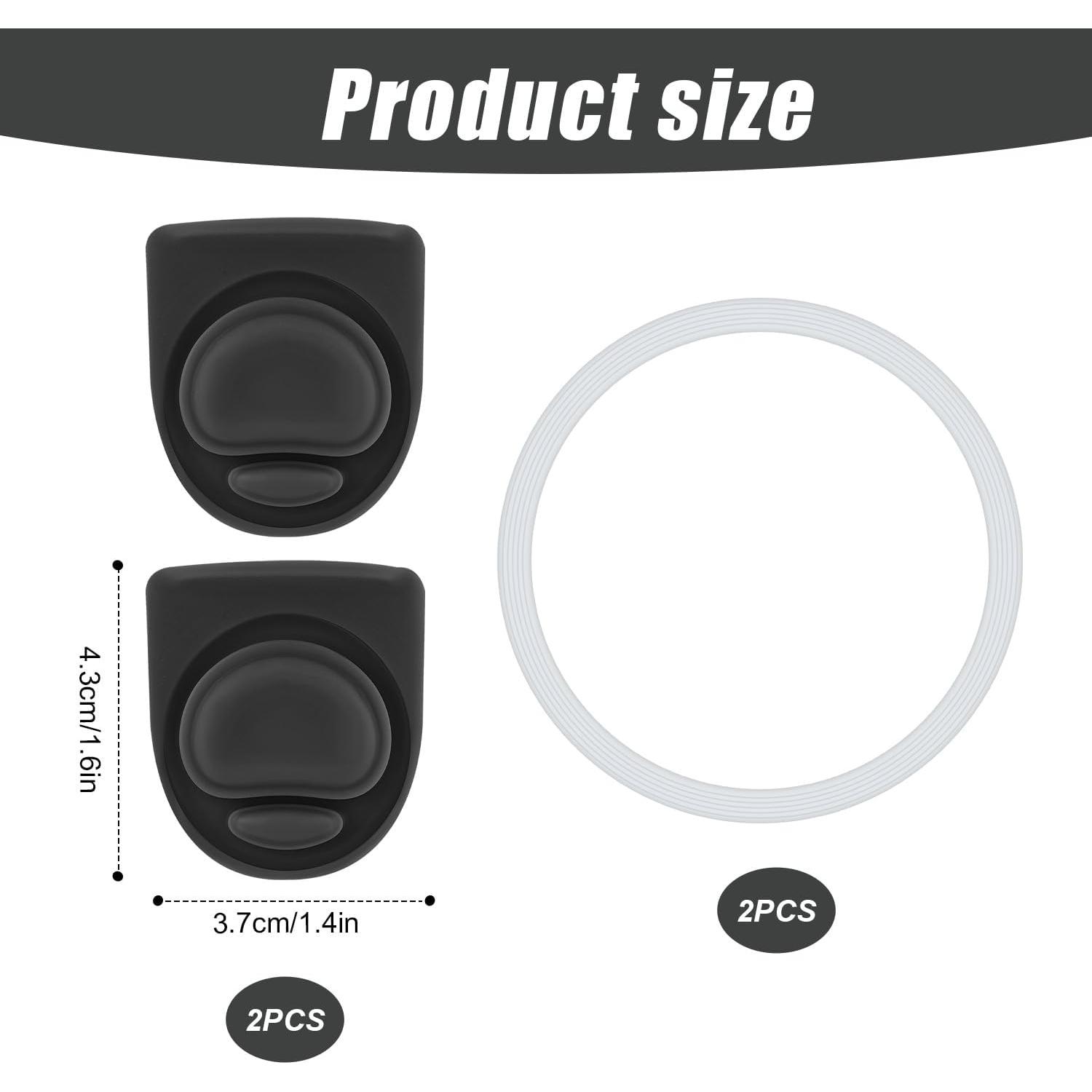 4 Piezas Anillos y Tapones de Silicona PEUTIER para Owala
