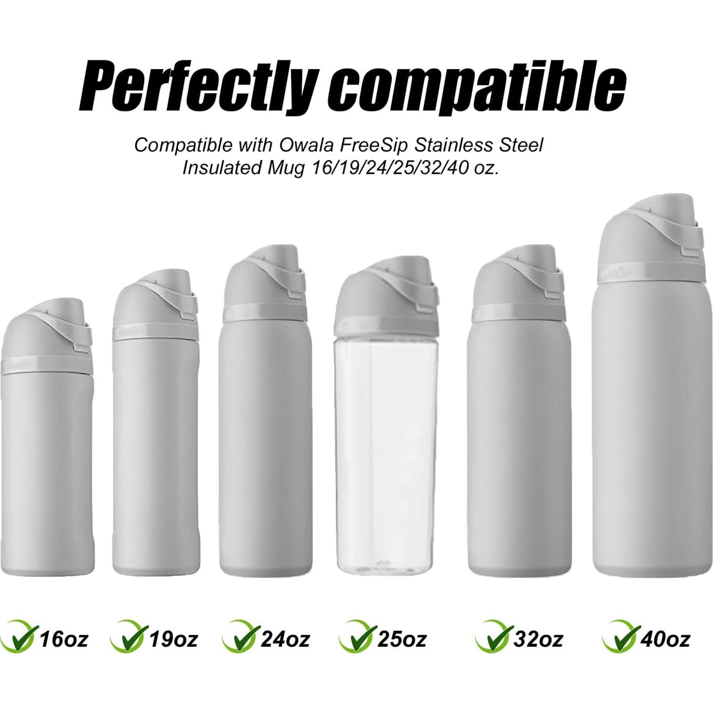 4 Piezas Anillos y Tapones de Silicona PEUTIER para Owala