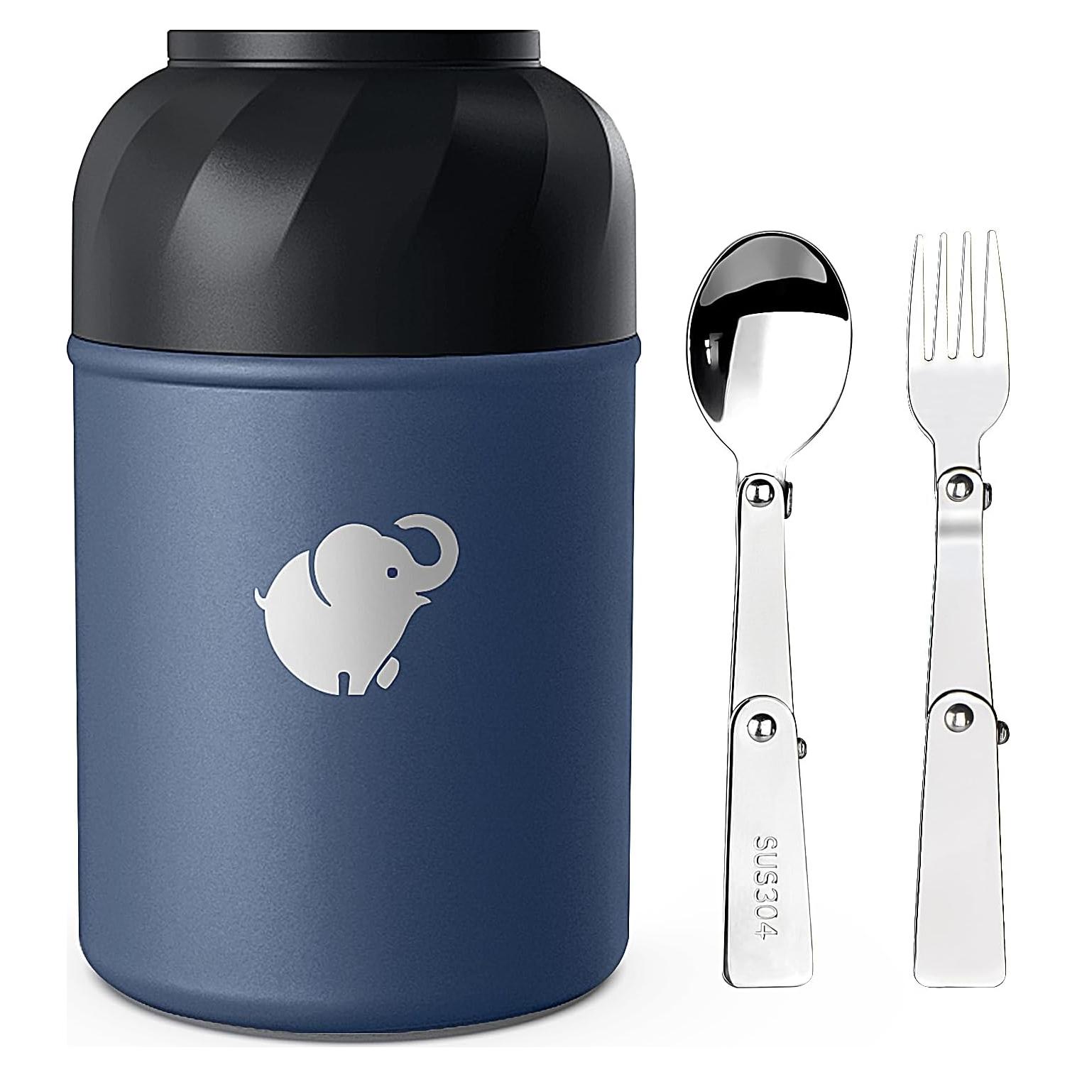 Termo de Comida Aislado HouseTec 17oz Azul Oscuro - A Prueba de Fugas