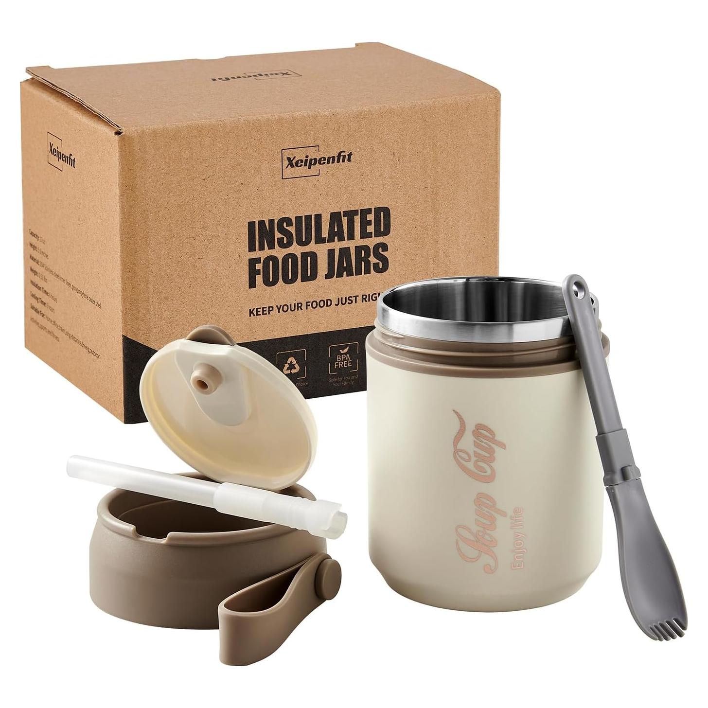 Tarro Térmico Xeipenfit 17oz Acero Inoxidable Aislado