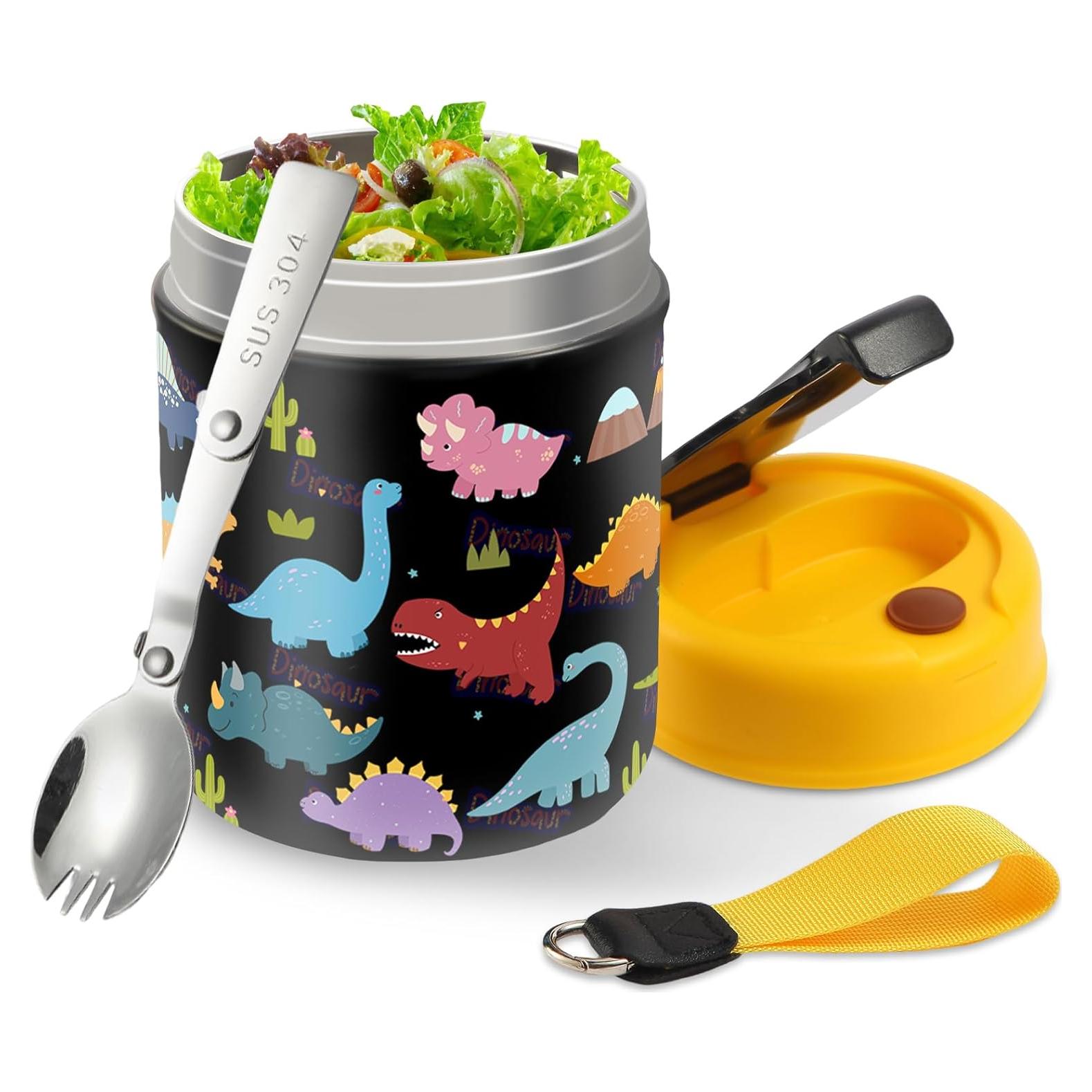 Termo de Sopa para Niños Winkabiu 480ml Amarillo Aislado