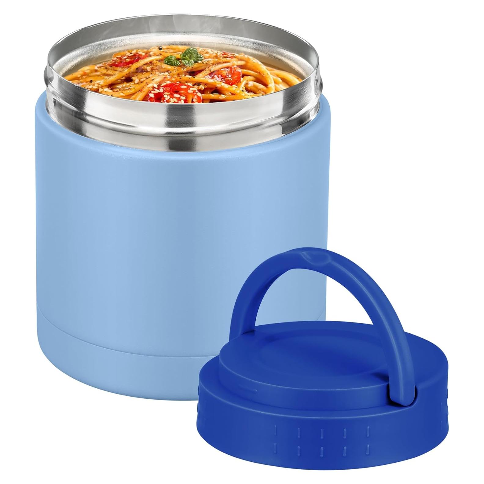 Termo de Sopa Aislado HWONMTE 298ml Boca Ancha Azul