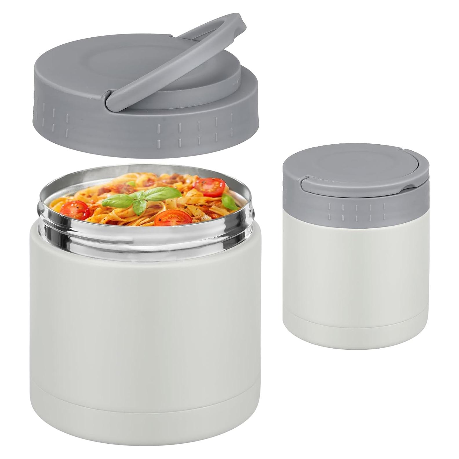 Termo de Sopa 310ml WyfKyd Aislado Acero Inoxidable Gris