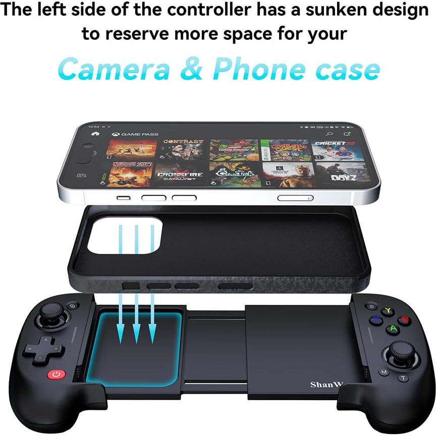 Controlador de Juegos ShanWan para iPhone y Android