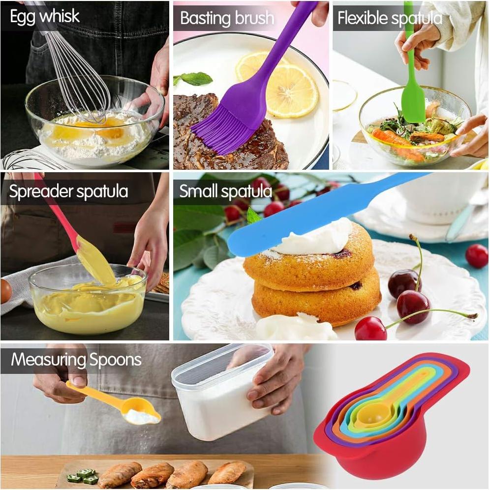 Juego de Cuencos para Mezclar Rottay 20PCS Acero Inoxidable