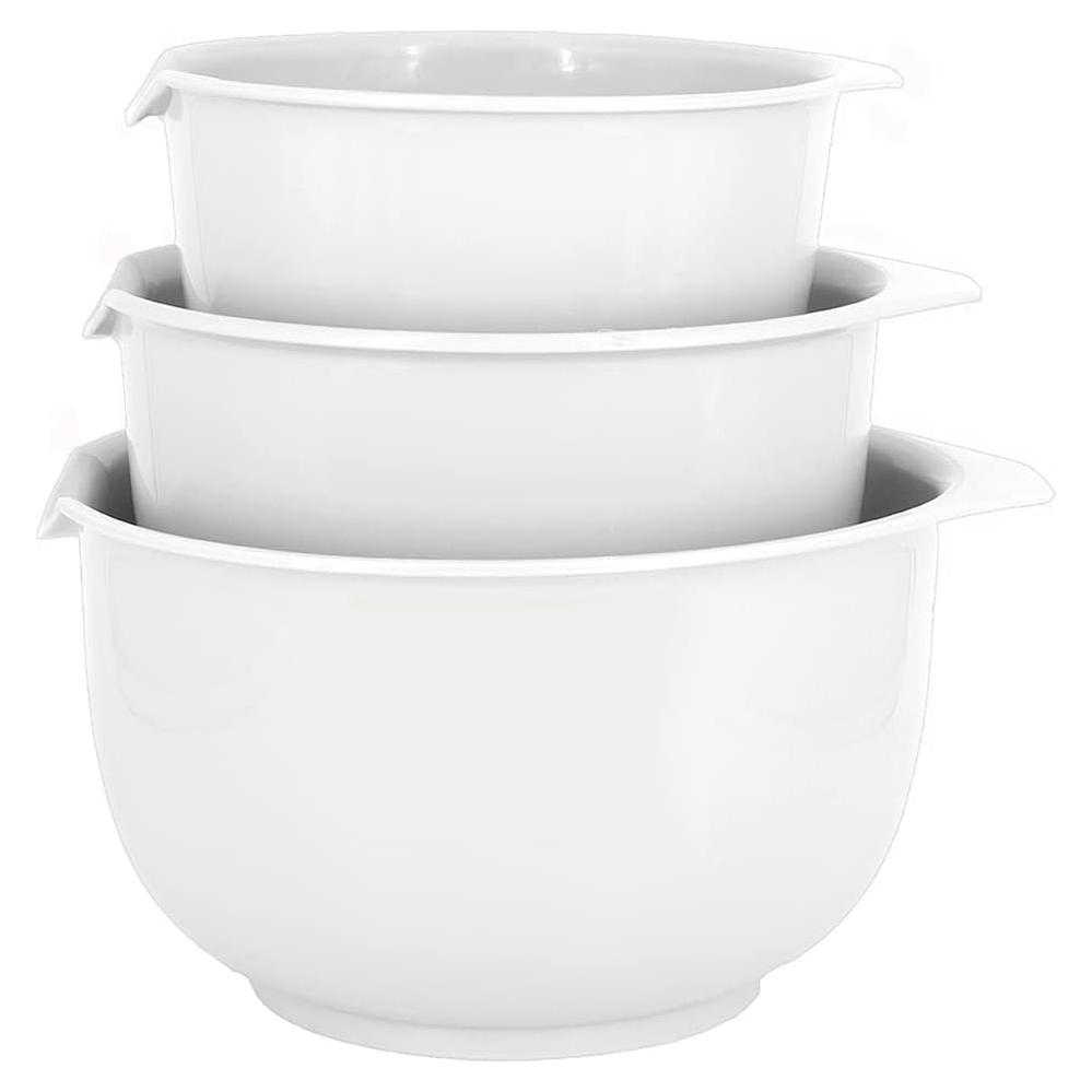 Juego de Cuencos para Mezclar Glad, Set de 3, Antideslizante, 1.2L a 3.6L