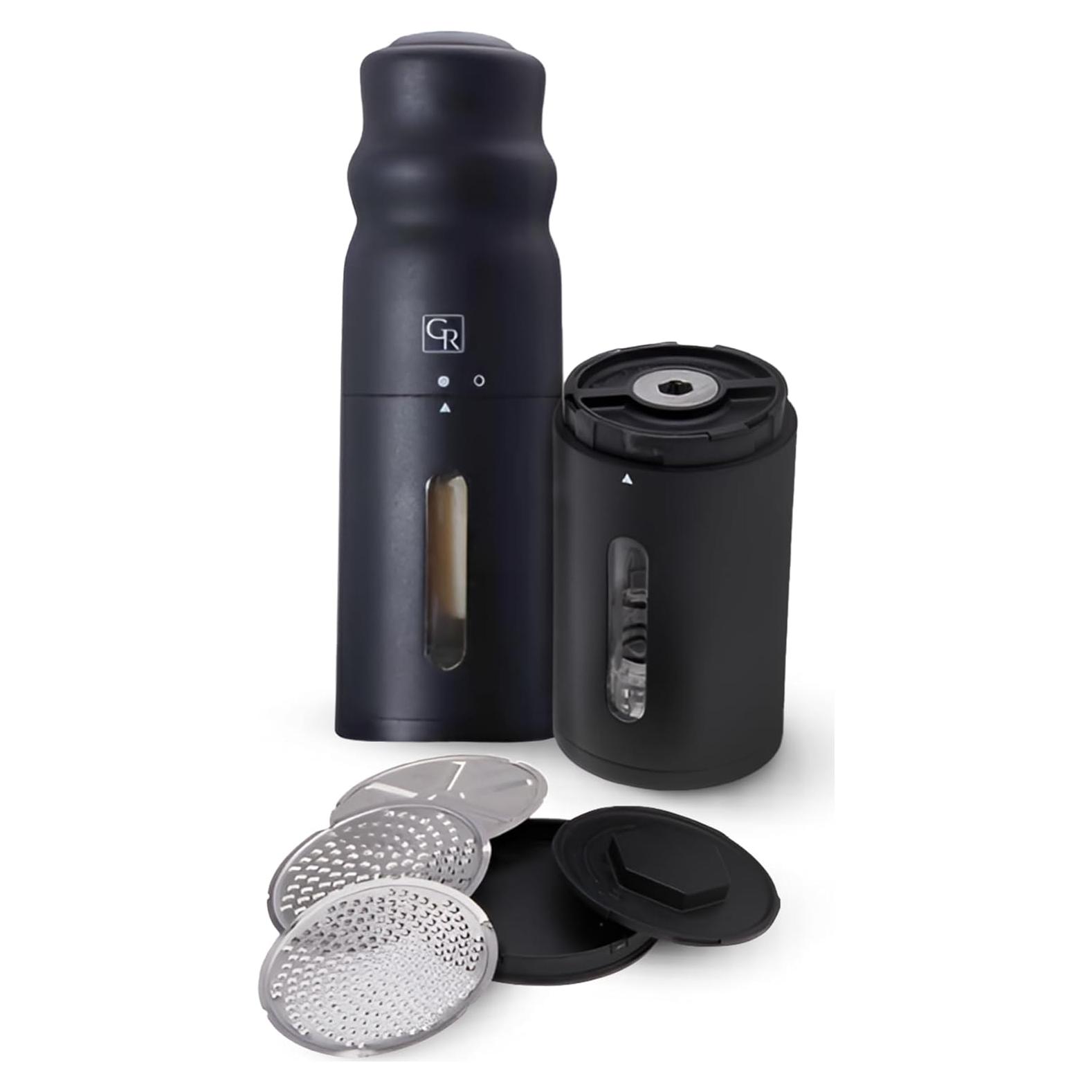 Rallador Eléctrico Black Rain GR4005 con 3 Cuchillas Intercambiables