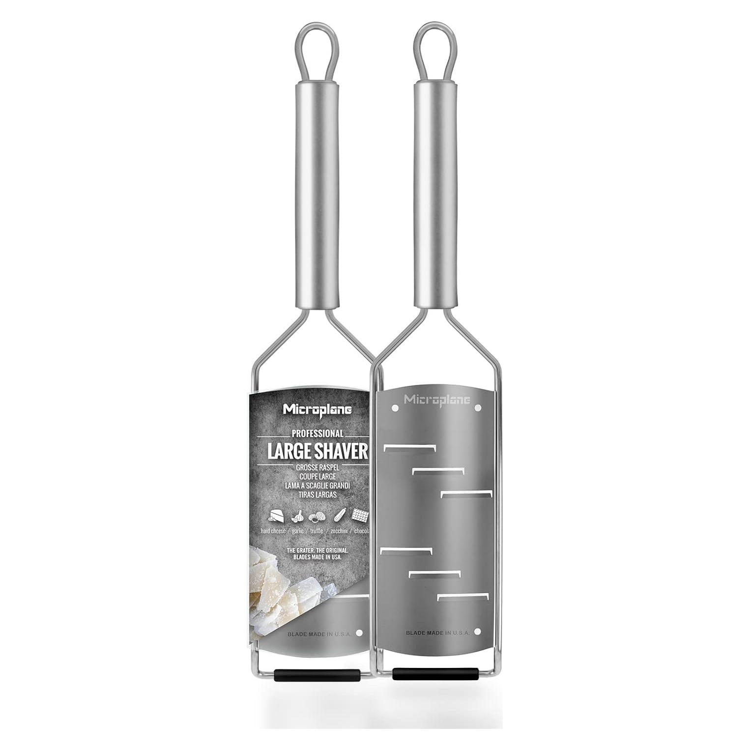 Rallador Grande Microplane 38006 Acero Inoxidable para Queso y Chocolate