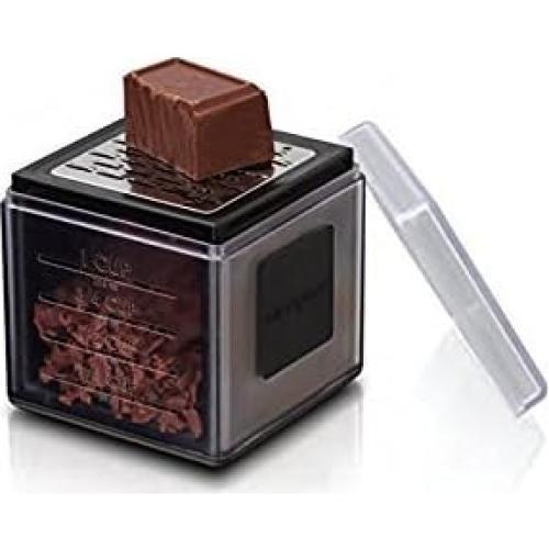 Rallador en Cubo Microplane Verde con 3 Cuchillas y Medidor