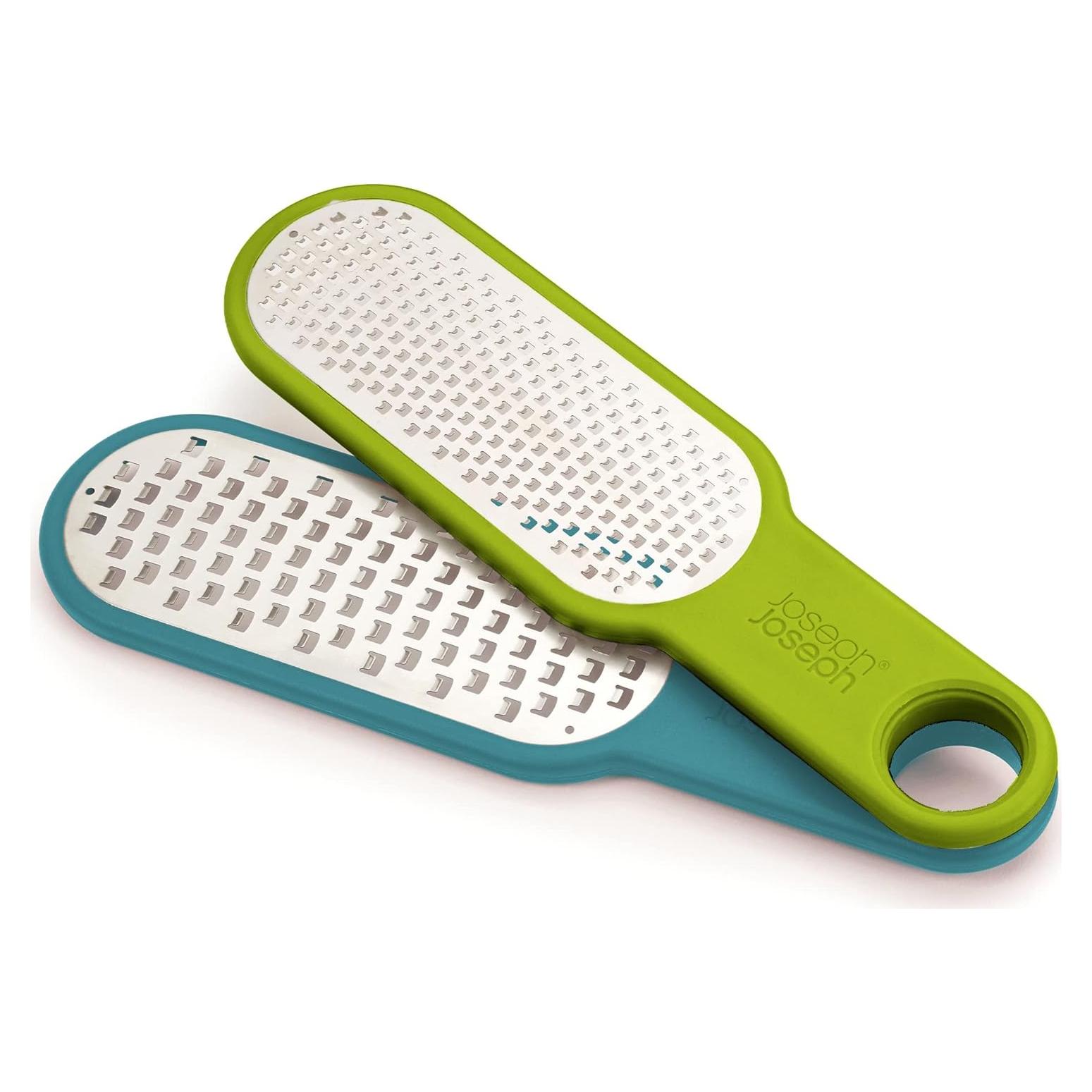 Set de Ralladores de Cocina Joseph Joseph 2 Piezas Acero Inoxidable
