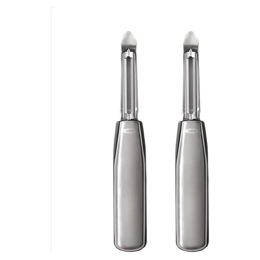 Pelador Giratorio de Acero Inoxidable OXO - Paquete de 2