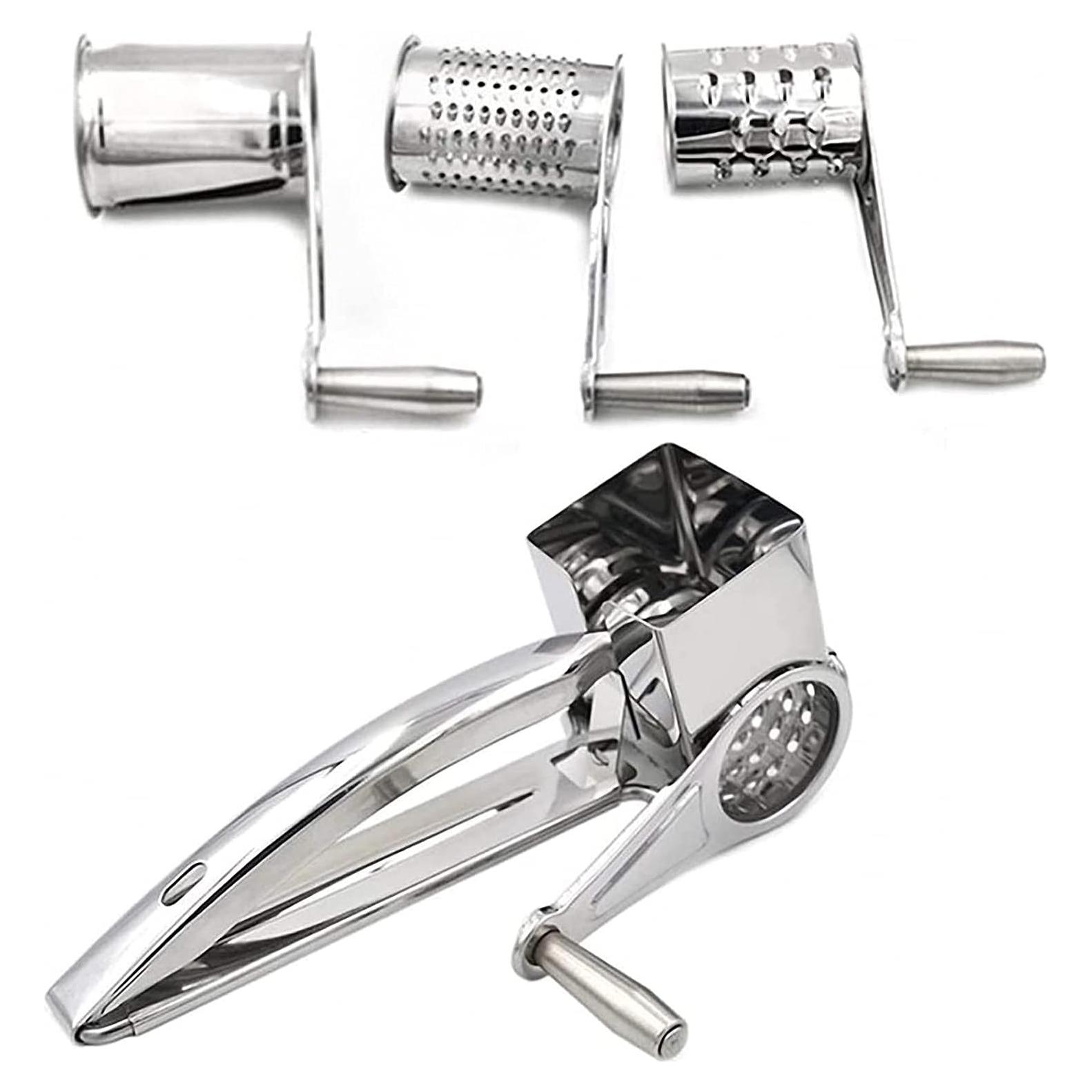 Rallador Multifuncional Saim con 4 Cilindros de Acero Inoxidable