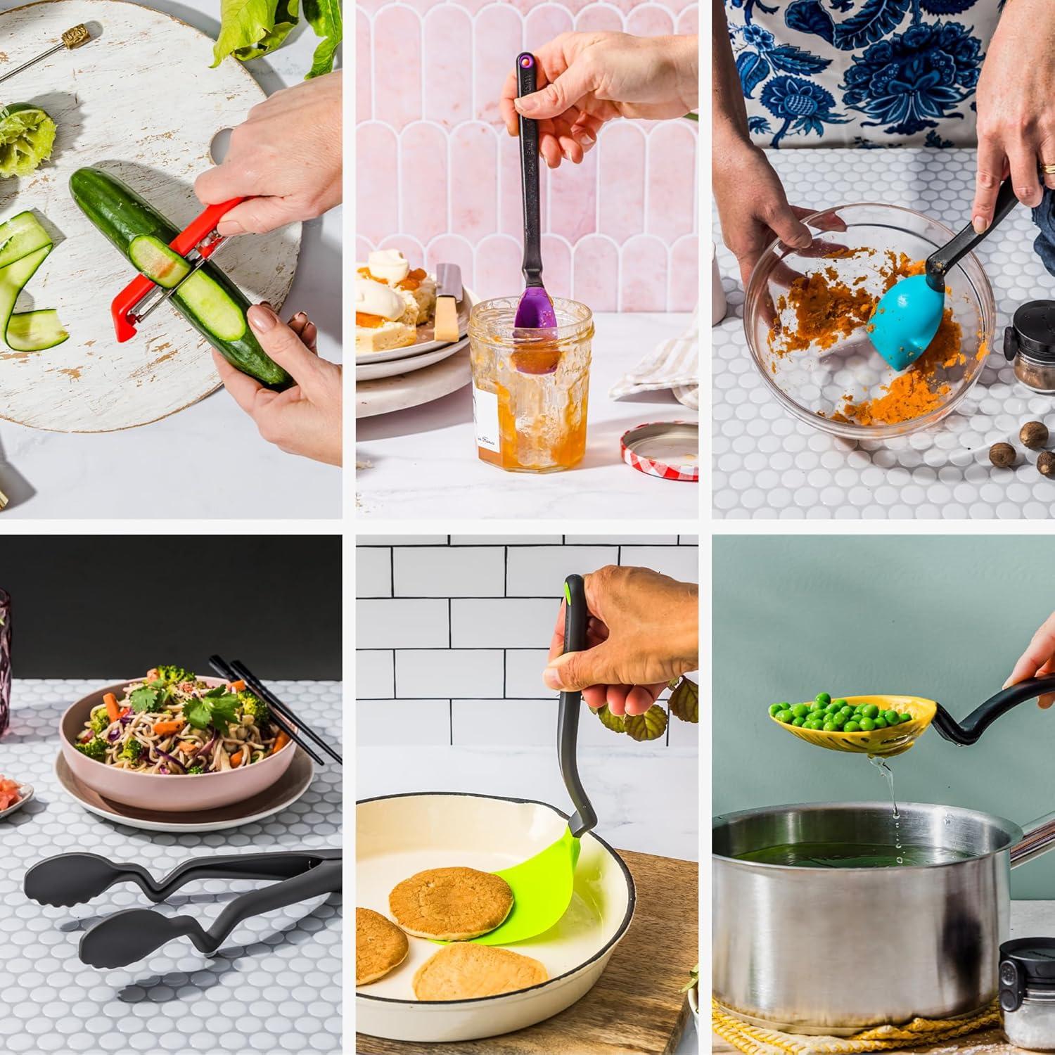 Juego de Utensilios de Cocina Dreamfarm - 6 Piezas Silicona y Nylon