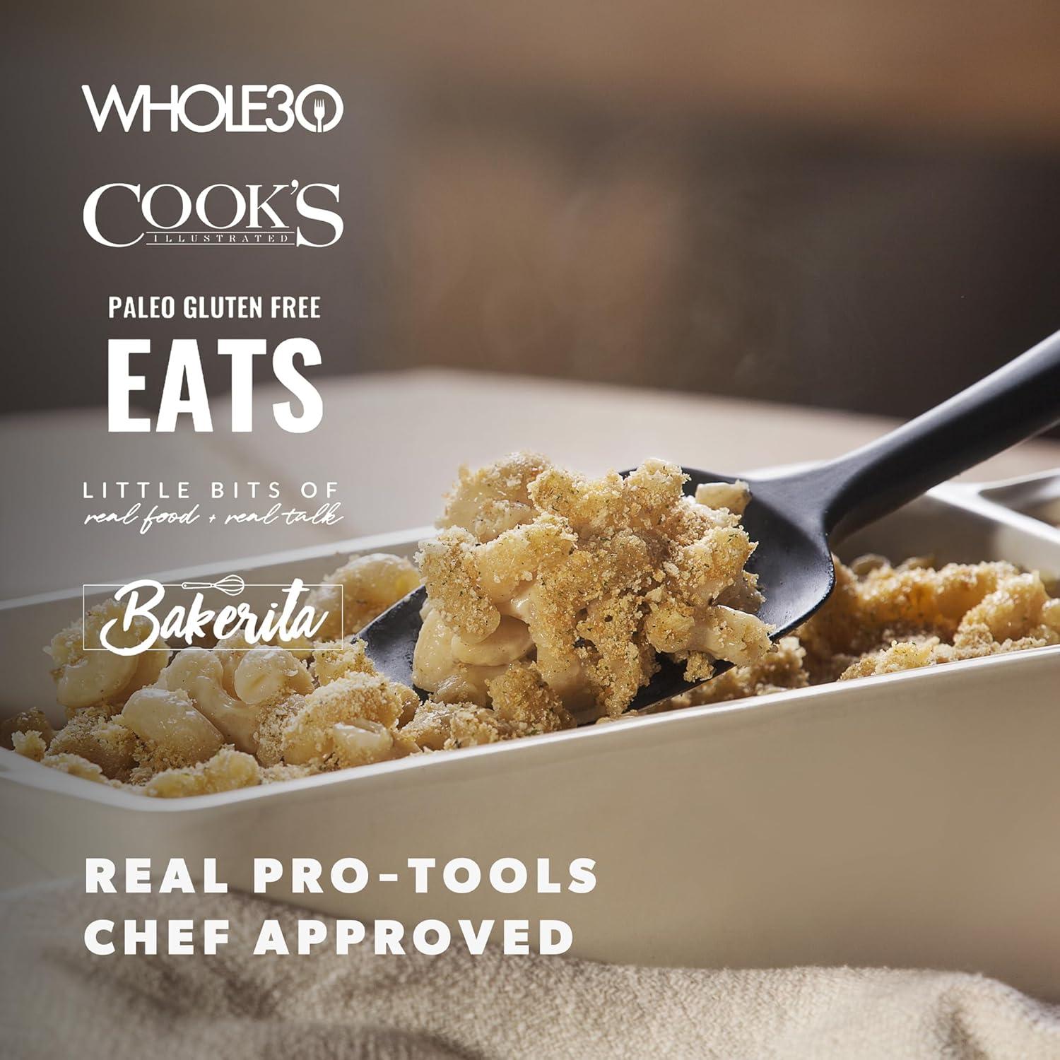 Espátula de Silicona DI ORO Sin Costuras 28.4 cm Negra