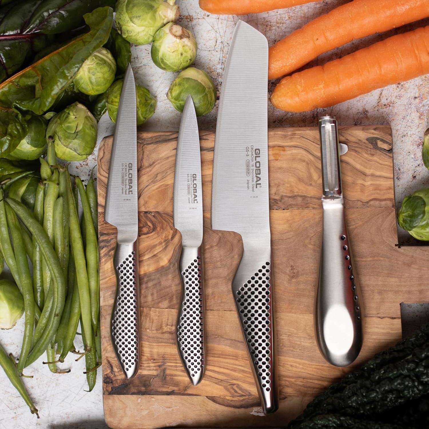 Cuchillo de Verduras Global GS-5 13.97 cm Acero Inoxidable