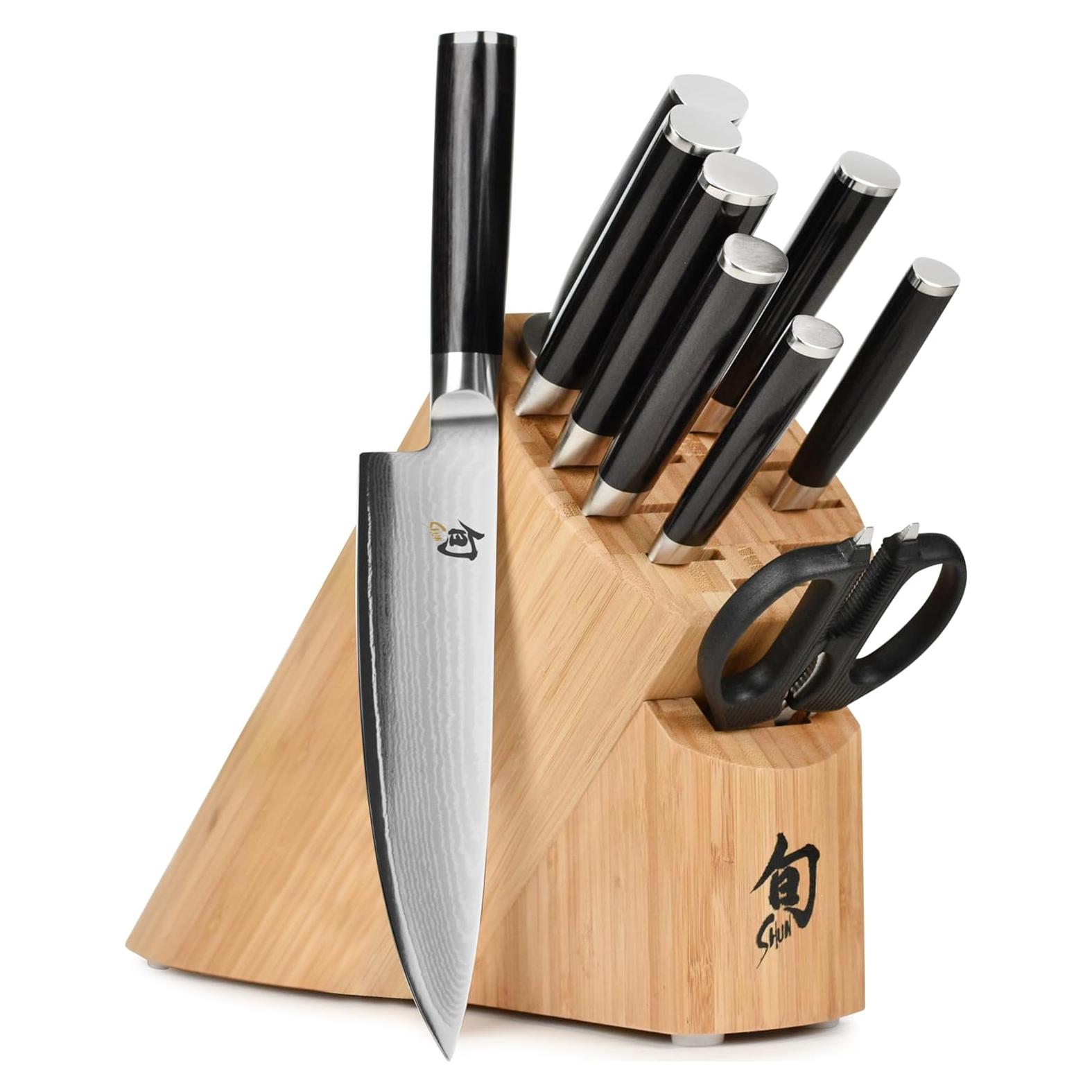 Conjunto de Cuchillos Shun Classic 10 Piezas Hecho a Mano