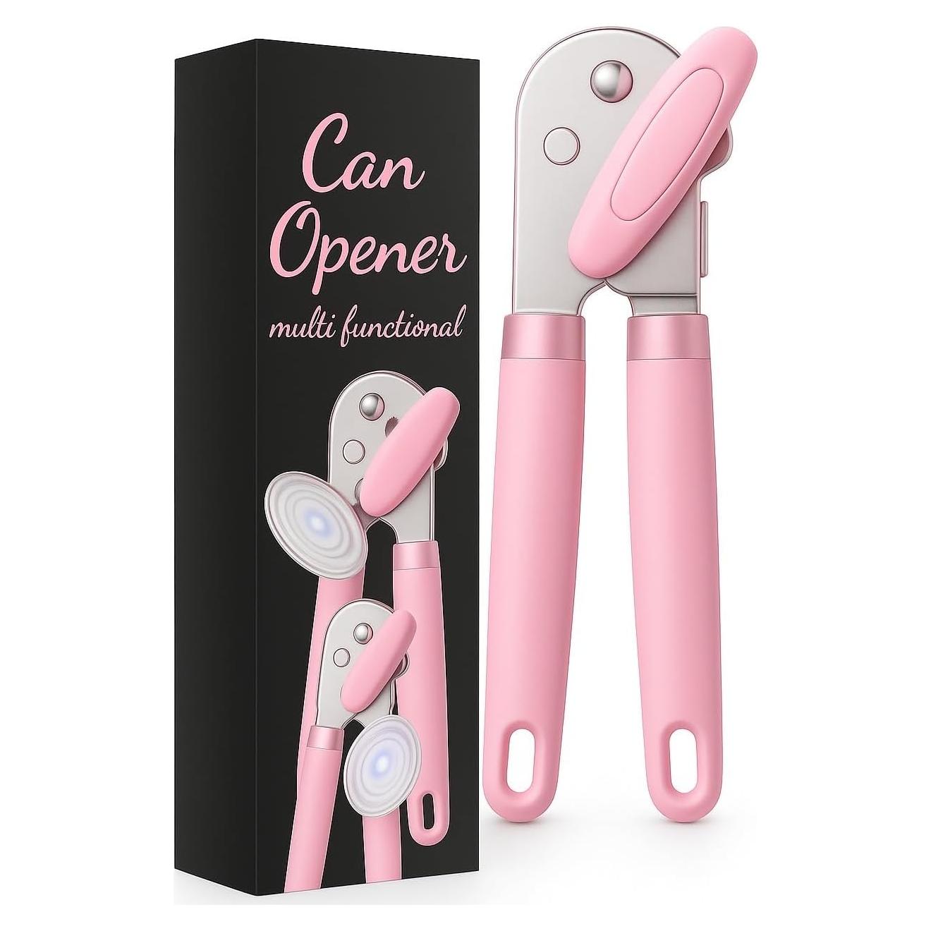 Abrebotellas y Abrelatas Manual EEF Group Rosa 21.24 cm