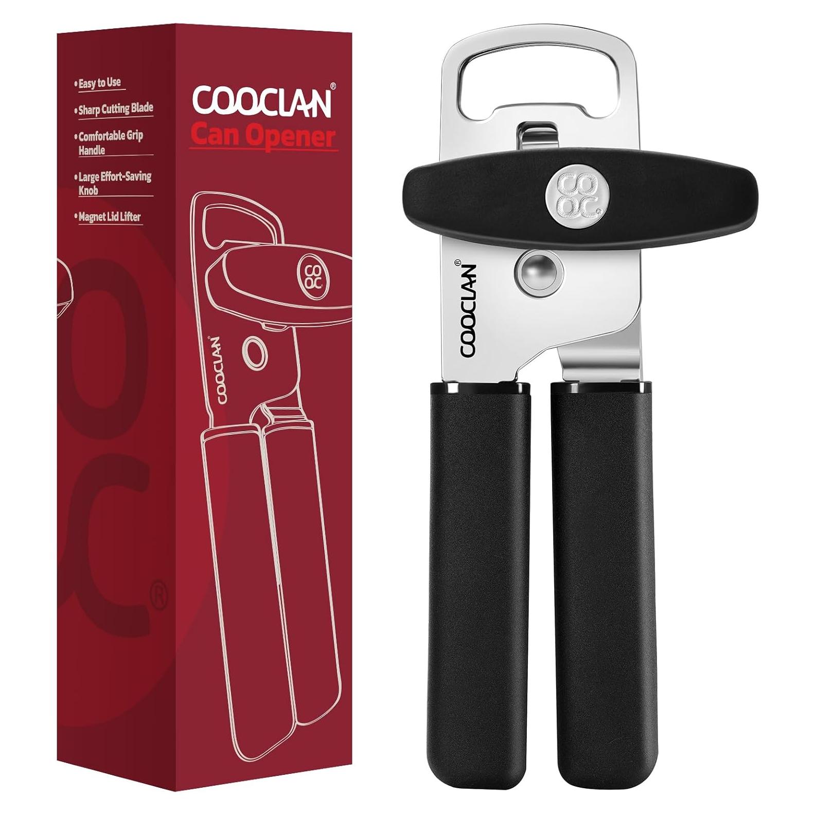 Abre Latas Manual COOCLAN con Imán y Cuchilla de Acero Inoxidable