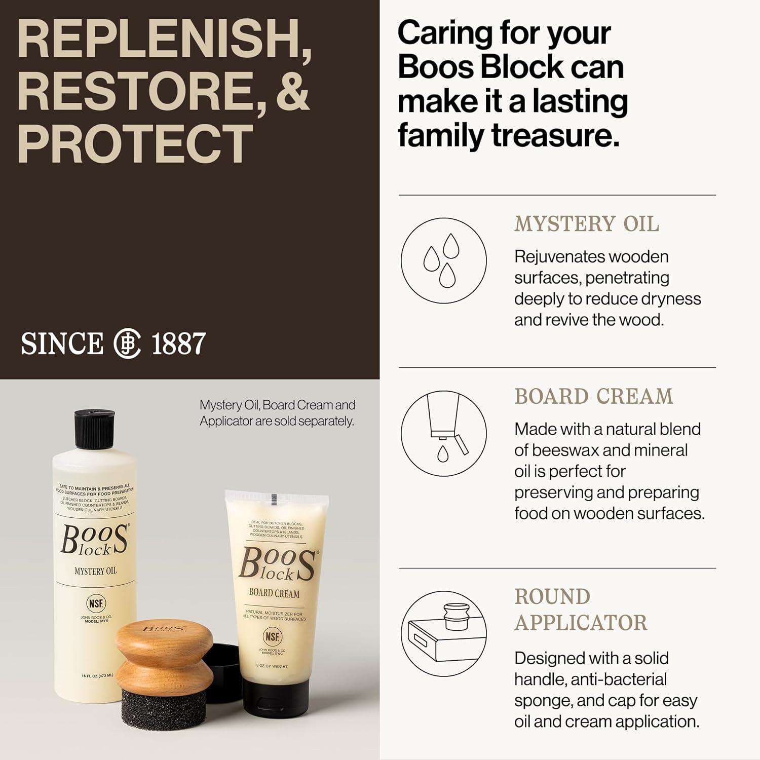 Tabla de Cortar de Madera John Boos 40.6x25.4cm Reversible