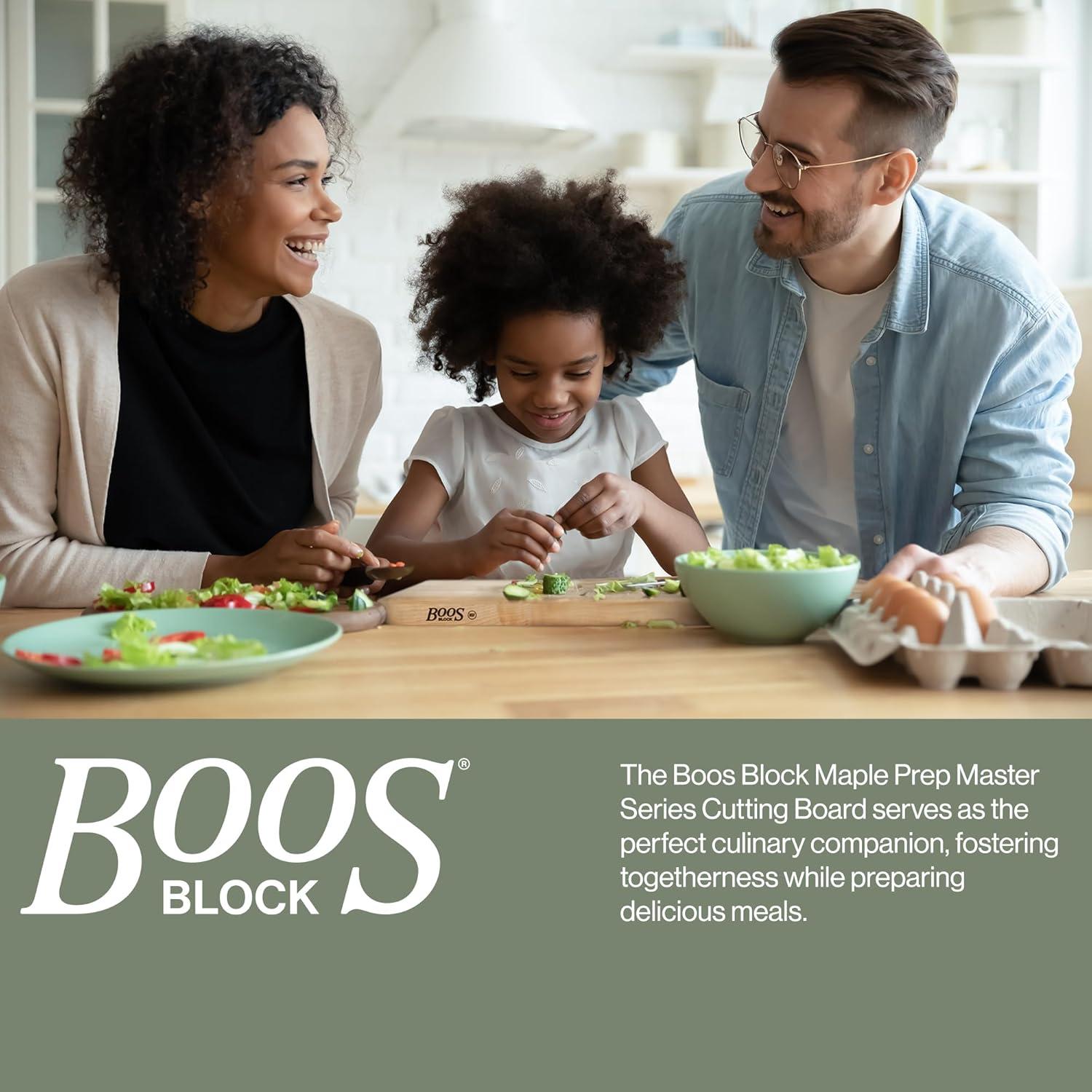 Tabla de Cortar John Boos de Madera de Arce 38x36 cm Reversible