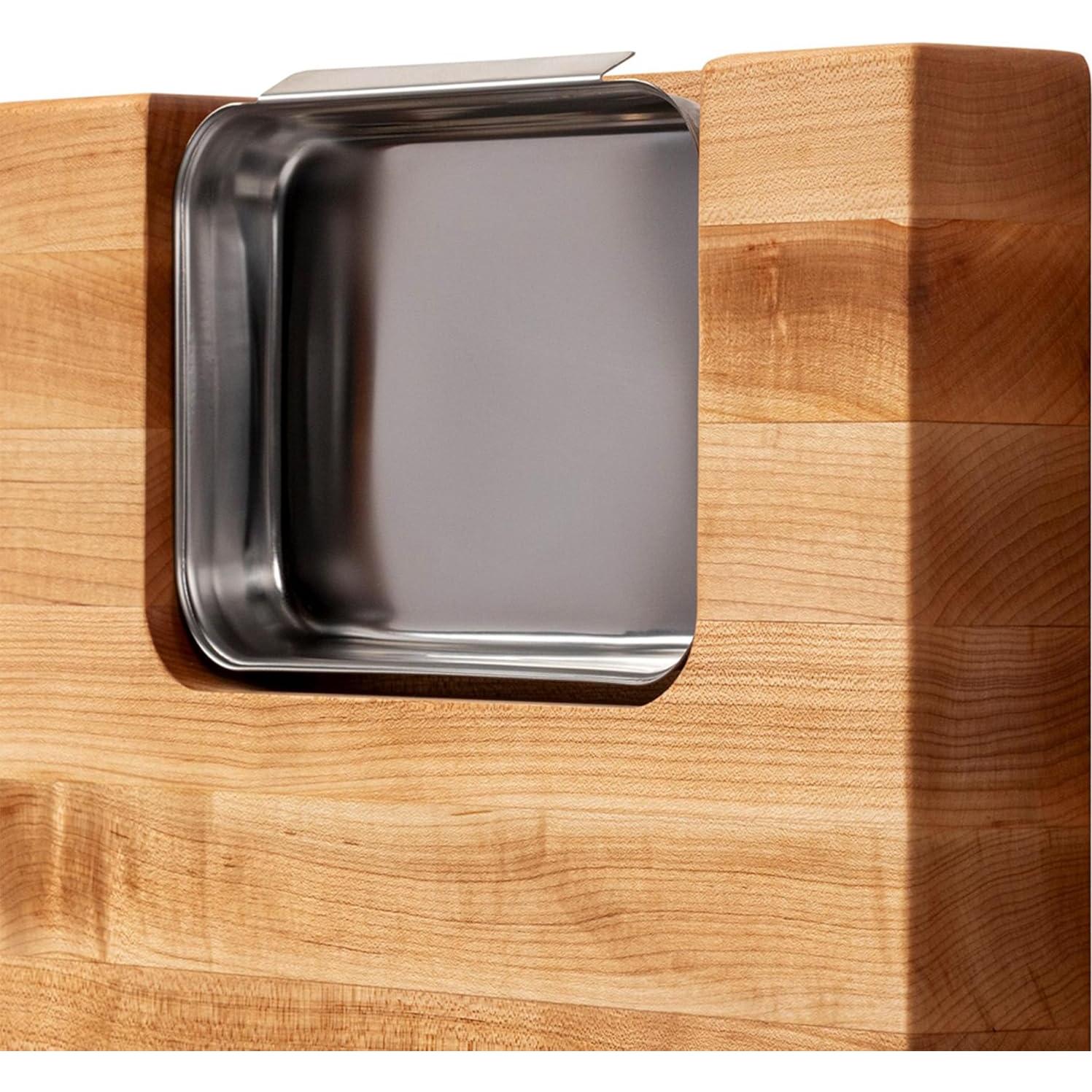 Tabla de Cortar John Boos de Madera de Arce 38x36 cm Reversible