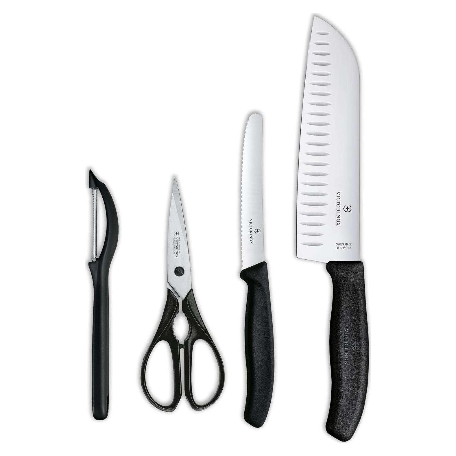 Juego de Cocina Victorinox Suizo 4 Piezas Acero Inoxidable