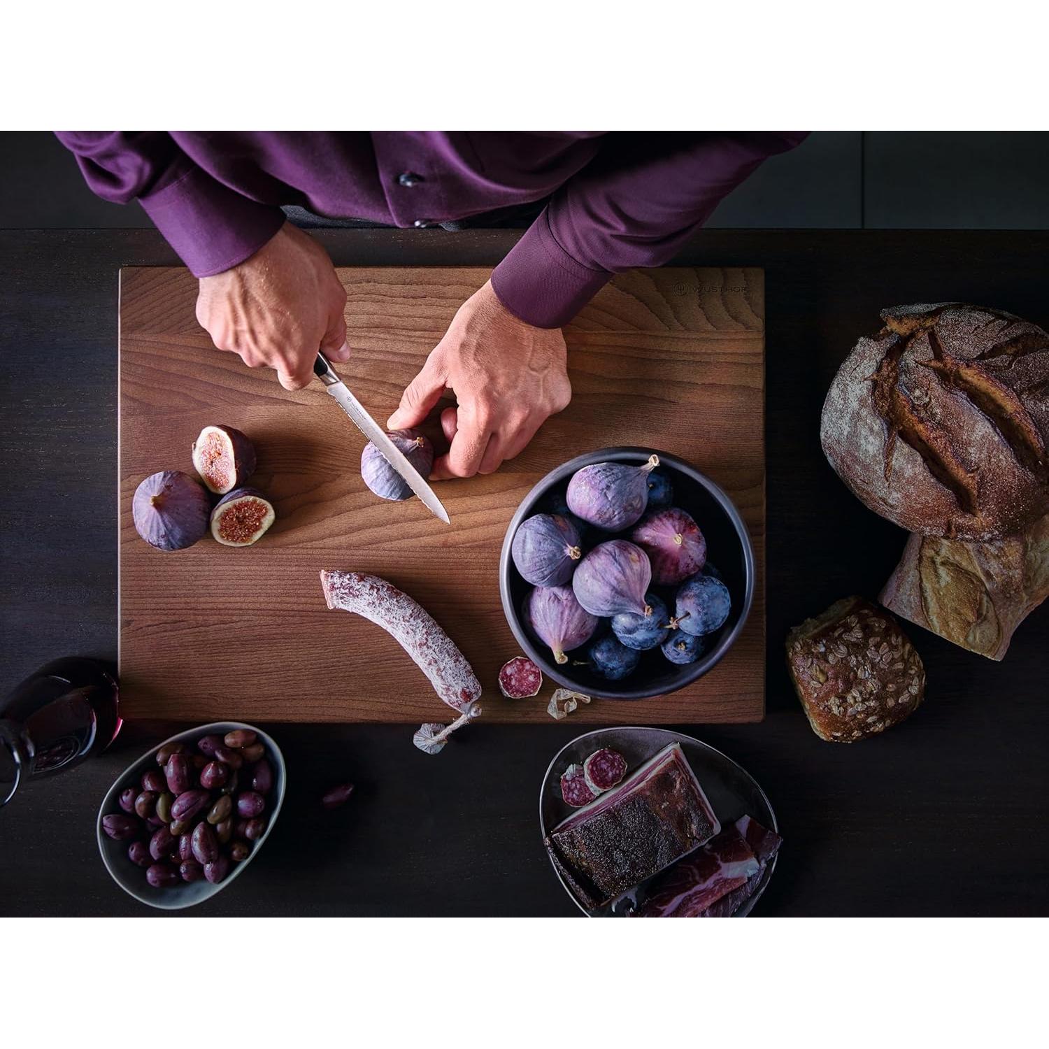 Cuchillo de Deshuesar Wüsthof Classic IKON 17.78 cm Negro