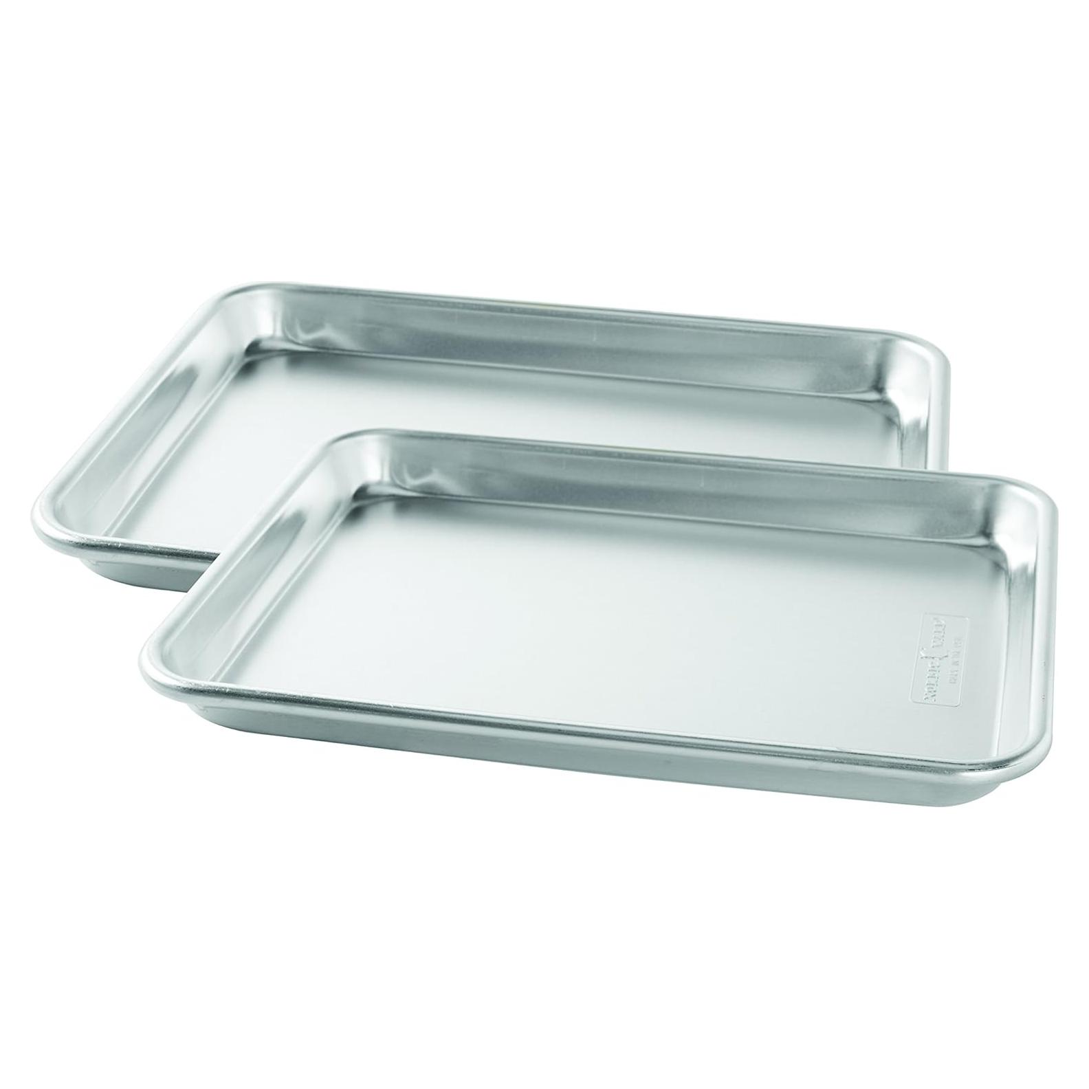 Bandejas de Aluminio Nordic Ware Naturals 2-Pack Cuarto de Hoja