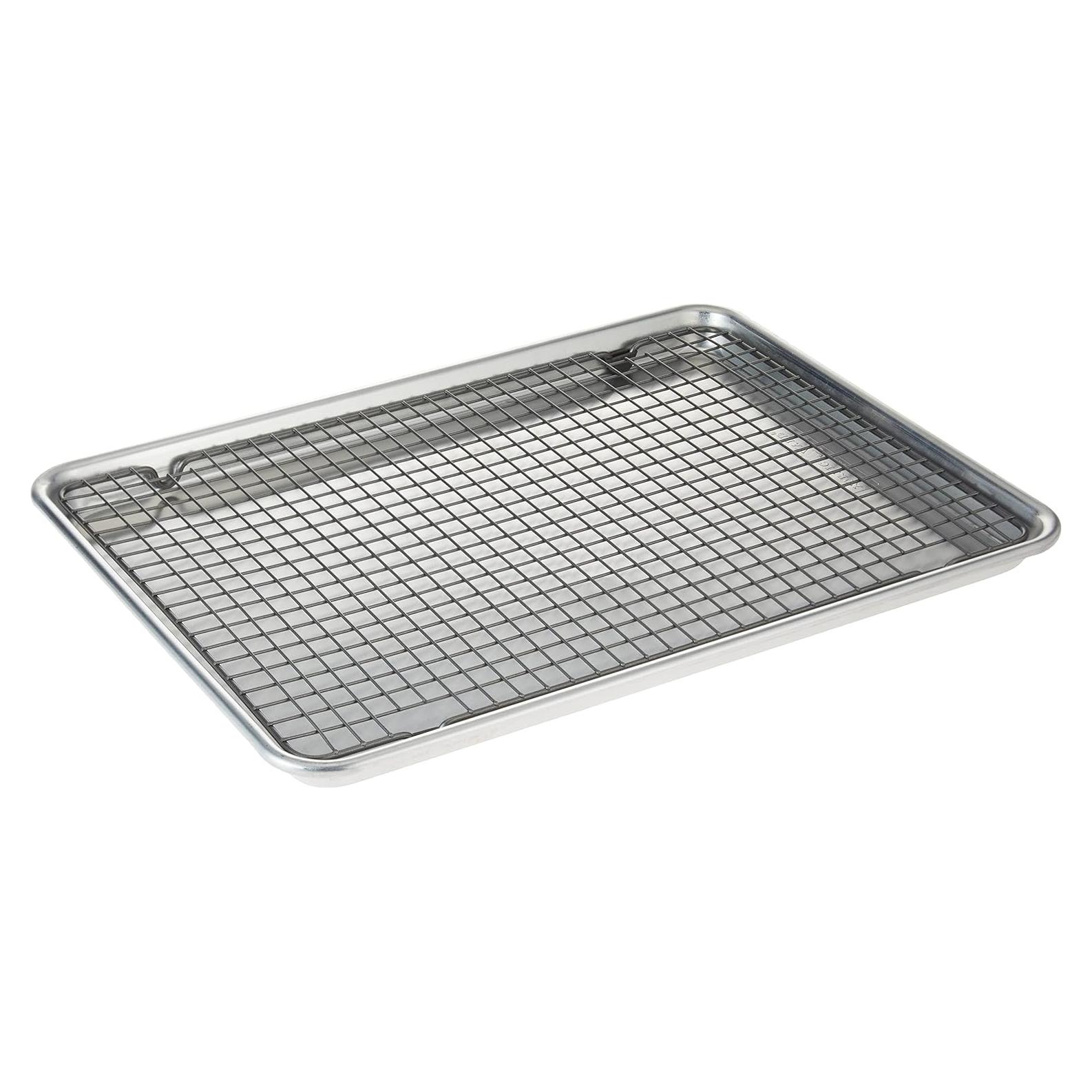 Bandeja Media con Rejilla Antiadherente Nordic Ware 45.7x32.8cm