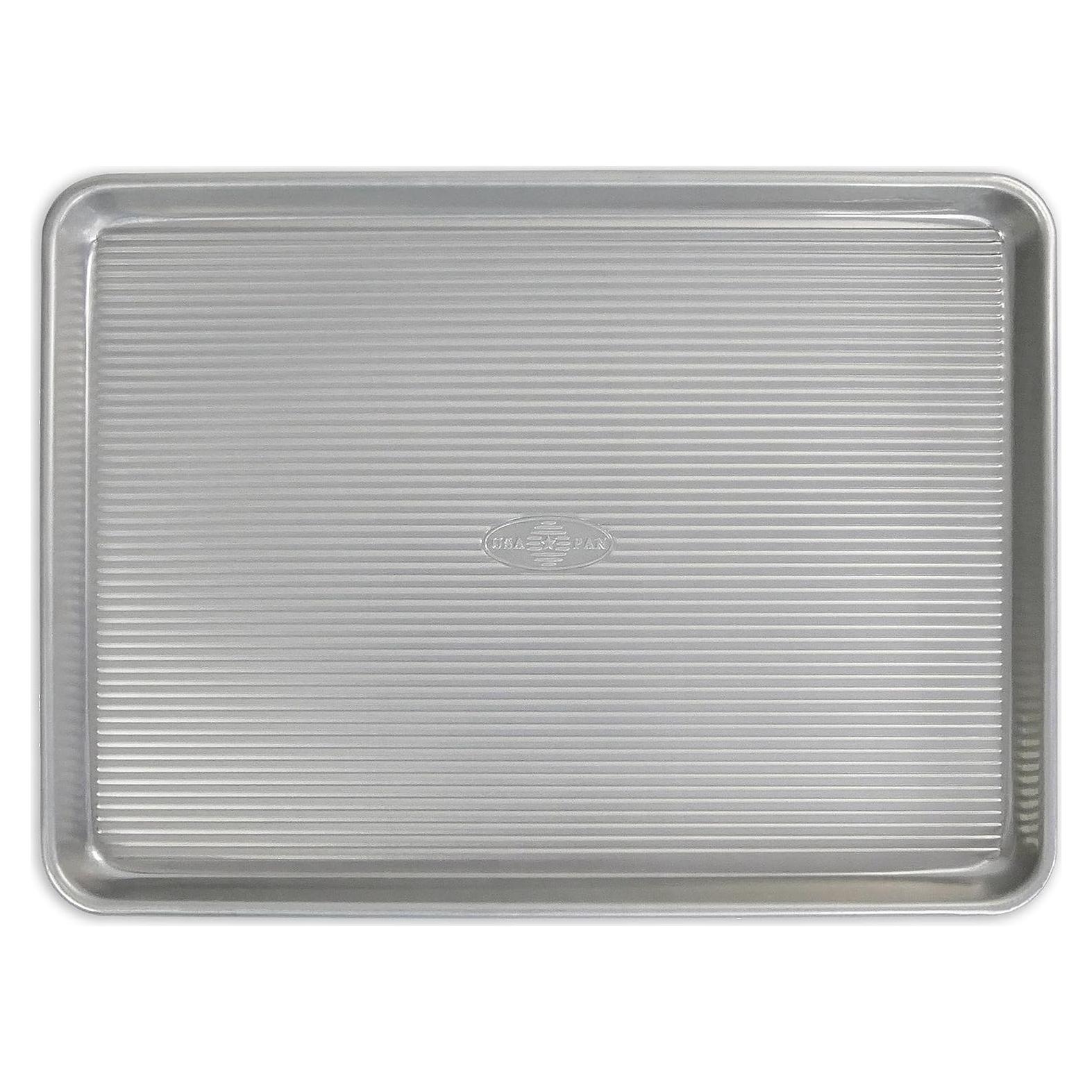 Bandeja para Hornear USA Pan Media Hoja Acero Aluminizado