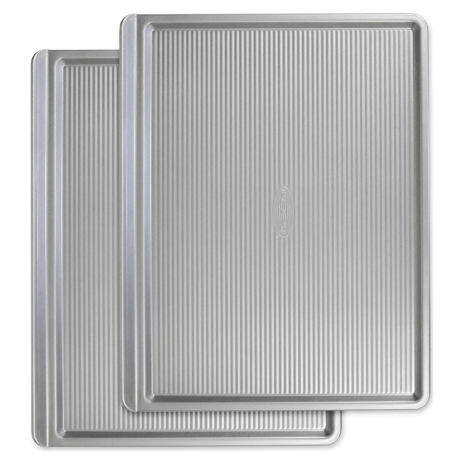 Juego de 2 Bandejas para Galletas USA Pan Antiadherentes 43x30 cm