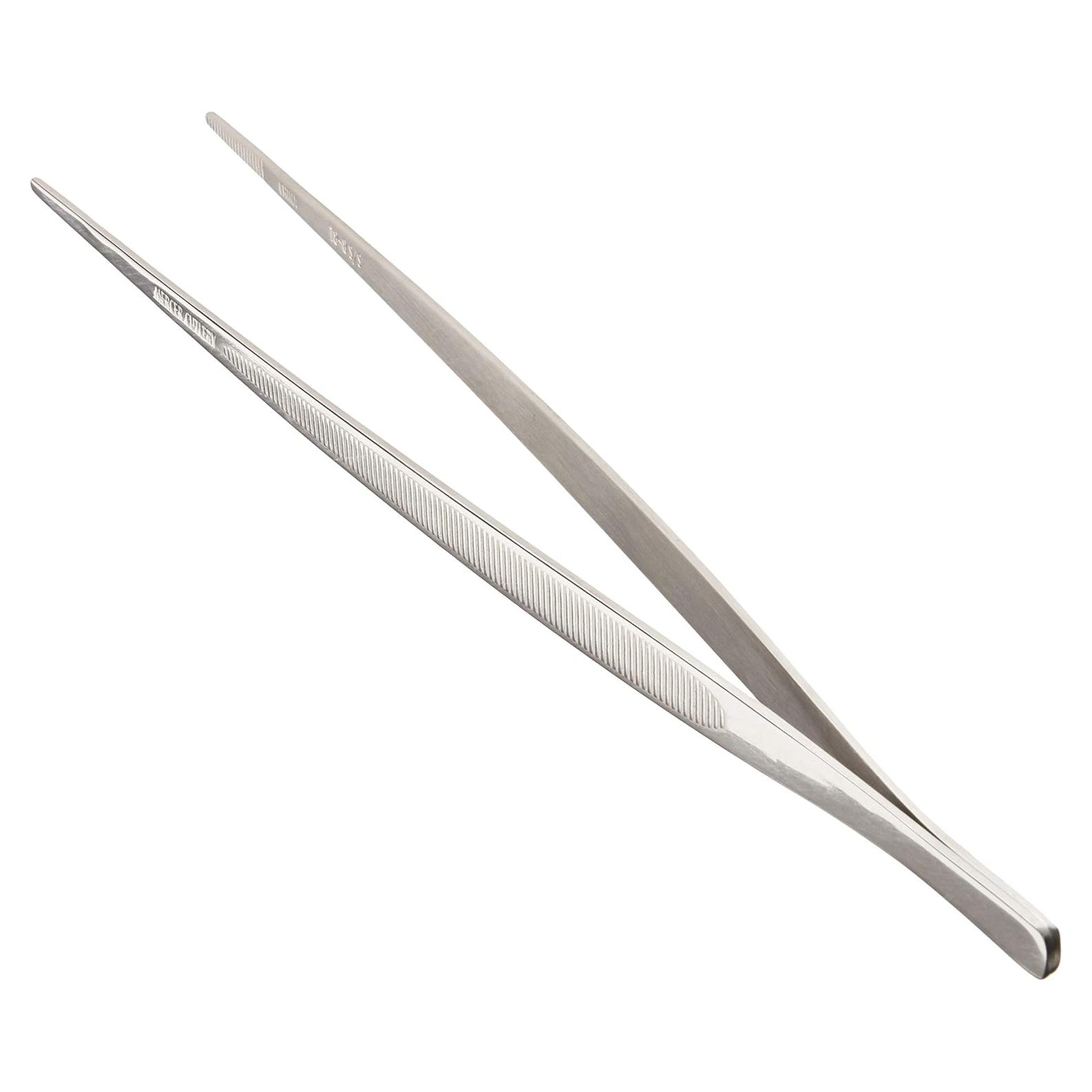 Pinzas de Chef Mercer Culinary Acero Inoxidable 23.7 cm Punta Recta