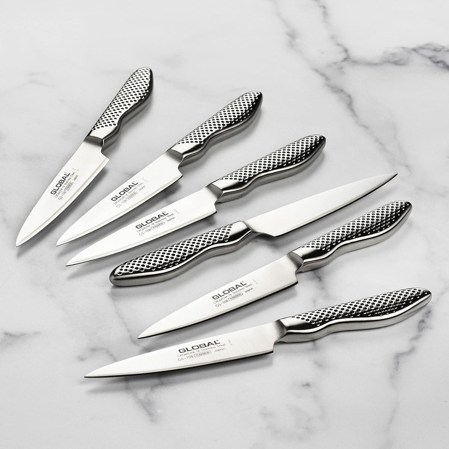 Conjunto de Cuchillos Global 20 Piezas Acero Inoxidable Japonés