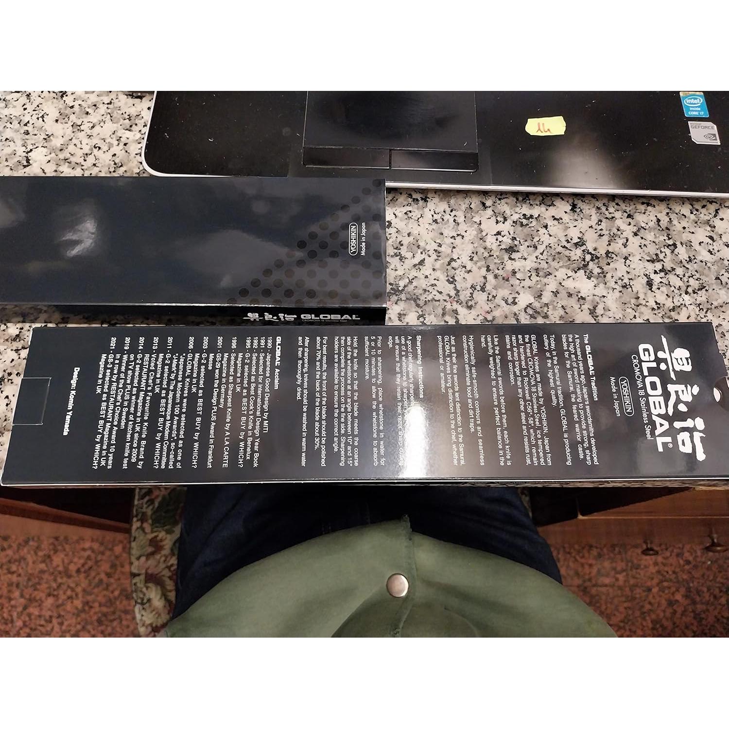 Cuchillo Sashimi Yanagi Global G-11R 25.4 cm Acero Inoxidable