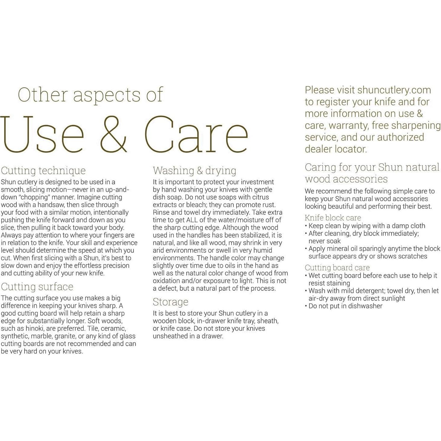 Conjunto de BBQ Shun Classic 4 Piezas - Cuchillos Japoneses