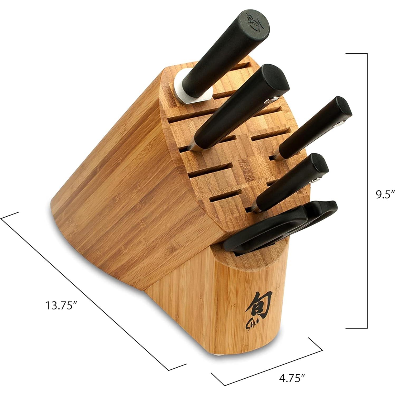 Set de Bloque de Cuchillos Shun Sora 6 Piezas Acero VG10