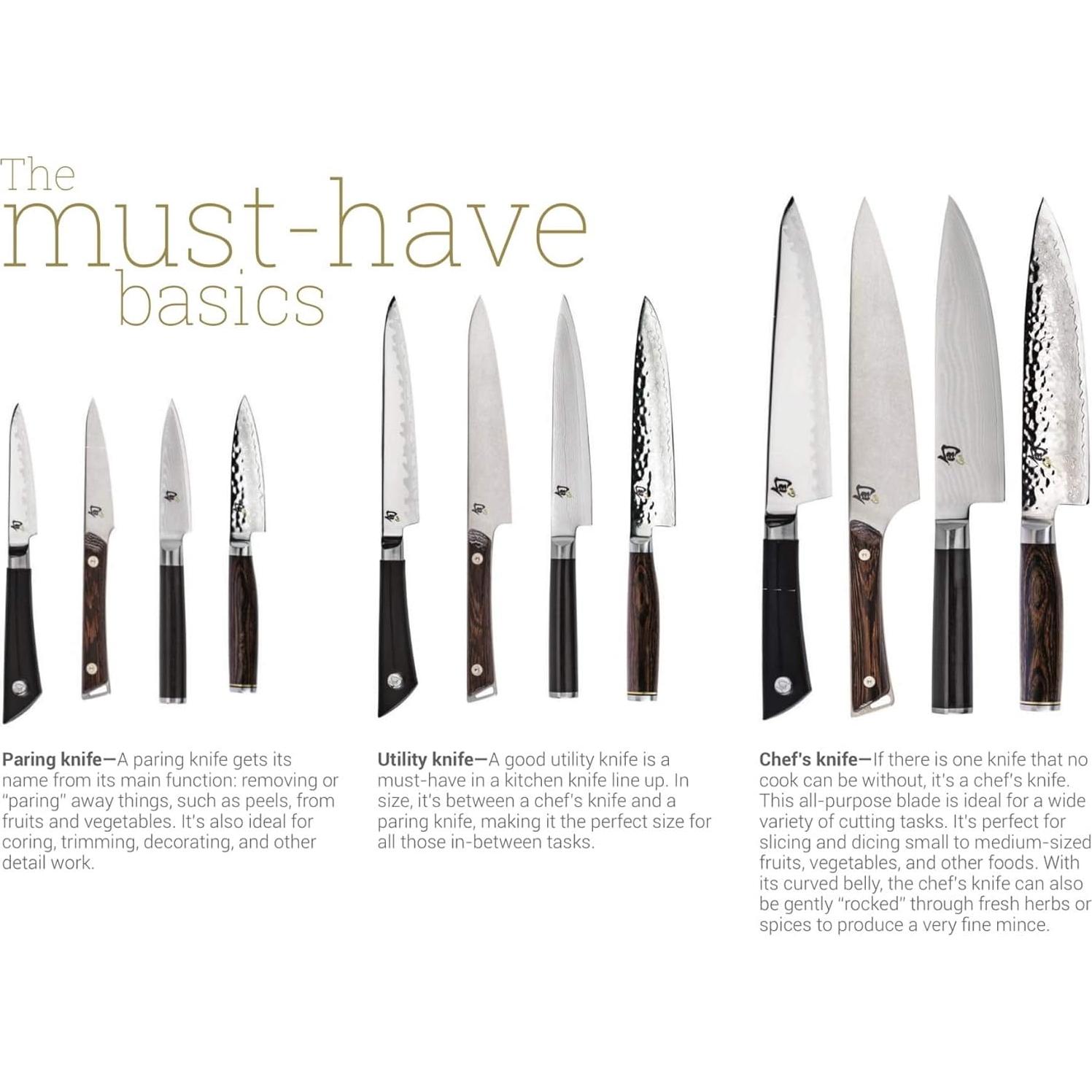 Conjunto de Cuchillos para Carne Shun Shima 4 Piezas 12.7 cm