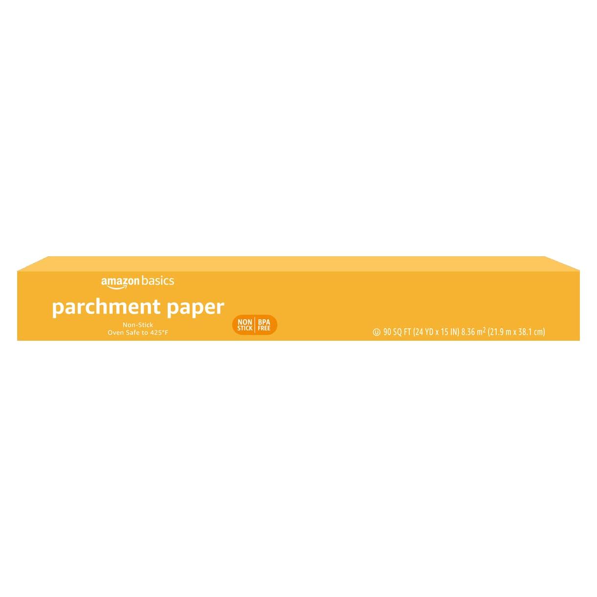Papel de Parchment Amazon Basics Antiadherente 21.9m x 38.1cm