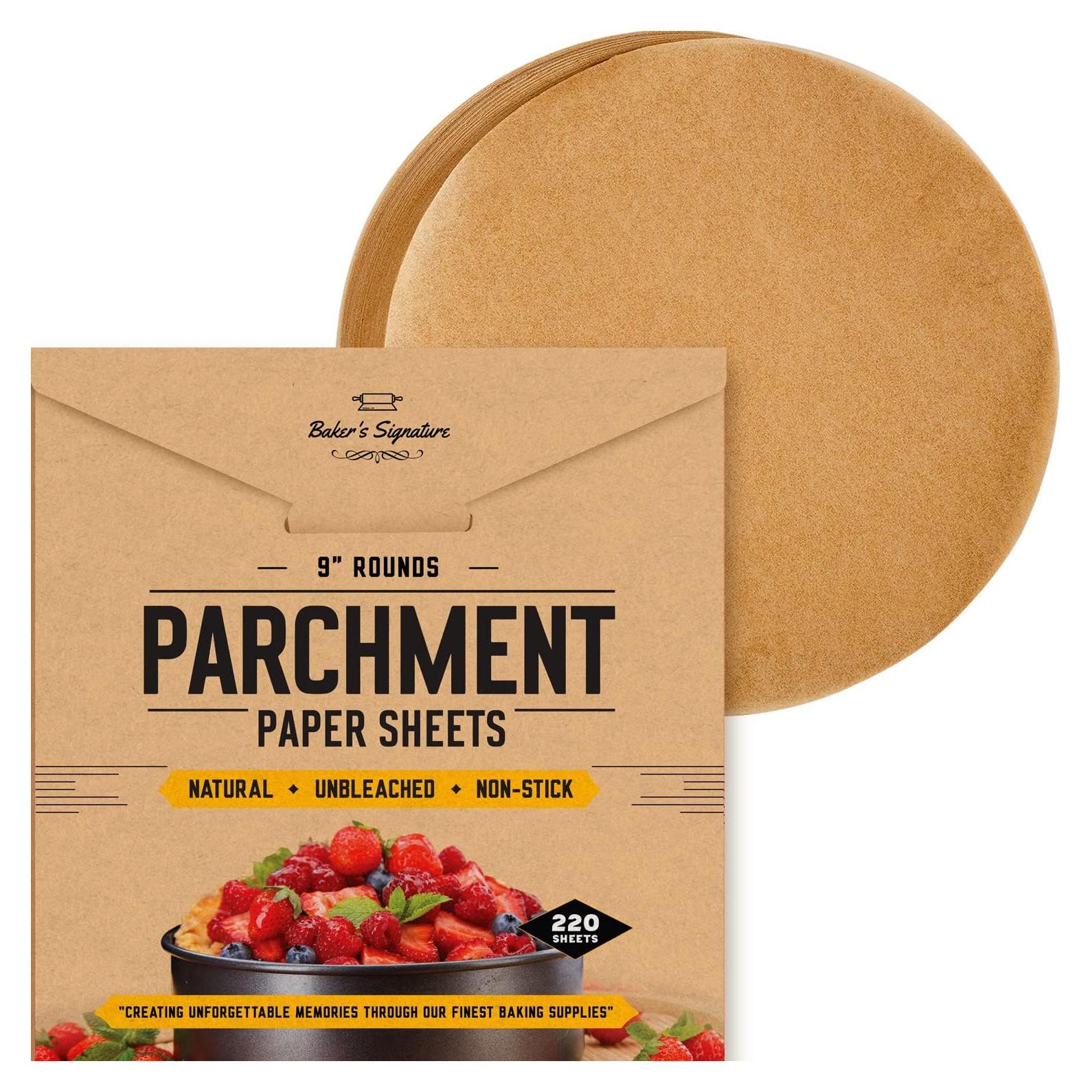 Forros de Papel para Hornear Baker's Signature 9" Redondo - 220 Pzs