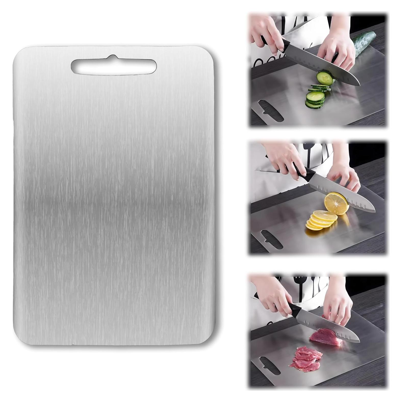 Tabla de Cortar de Titanio Vehequny 25.1x15.2cm Higiénica