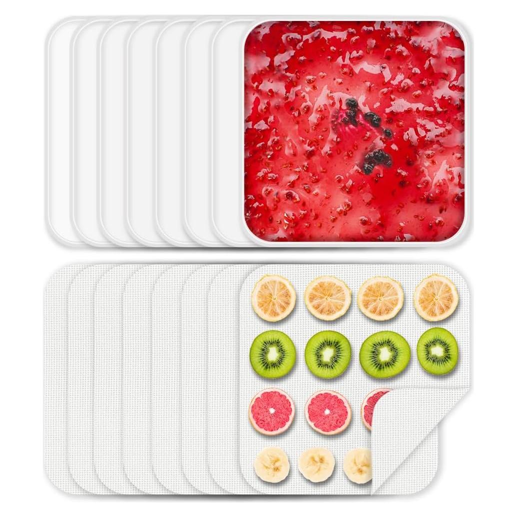 Juego de 16 Bandejas de Deshidratador Cercker Silicona 28 cm