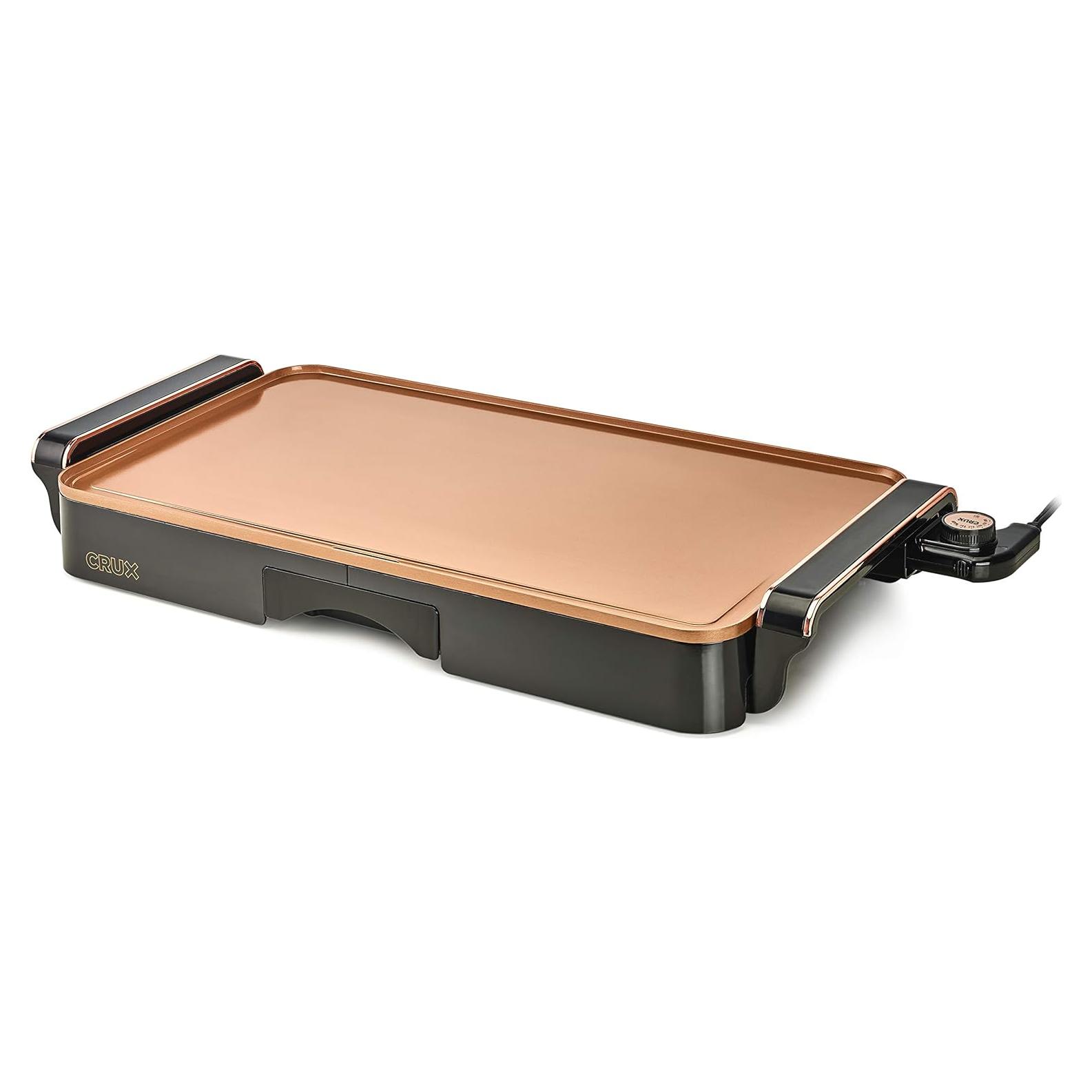 Plancha eléctrica Crux XL con recubrimiento cerámico 1650W