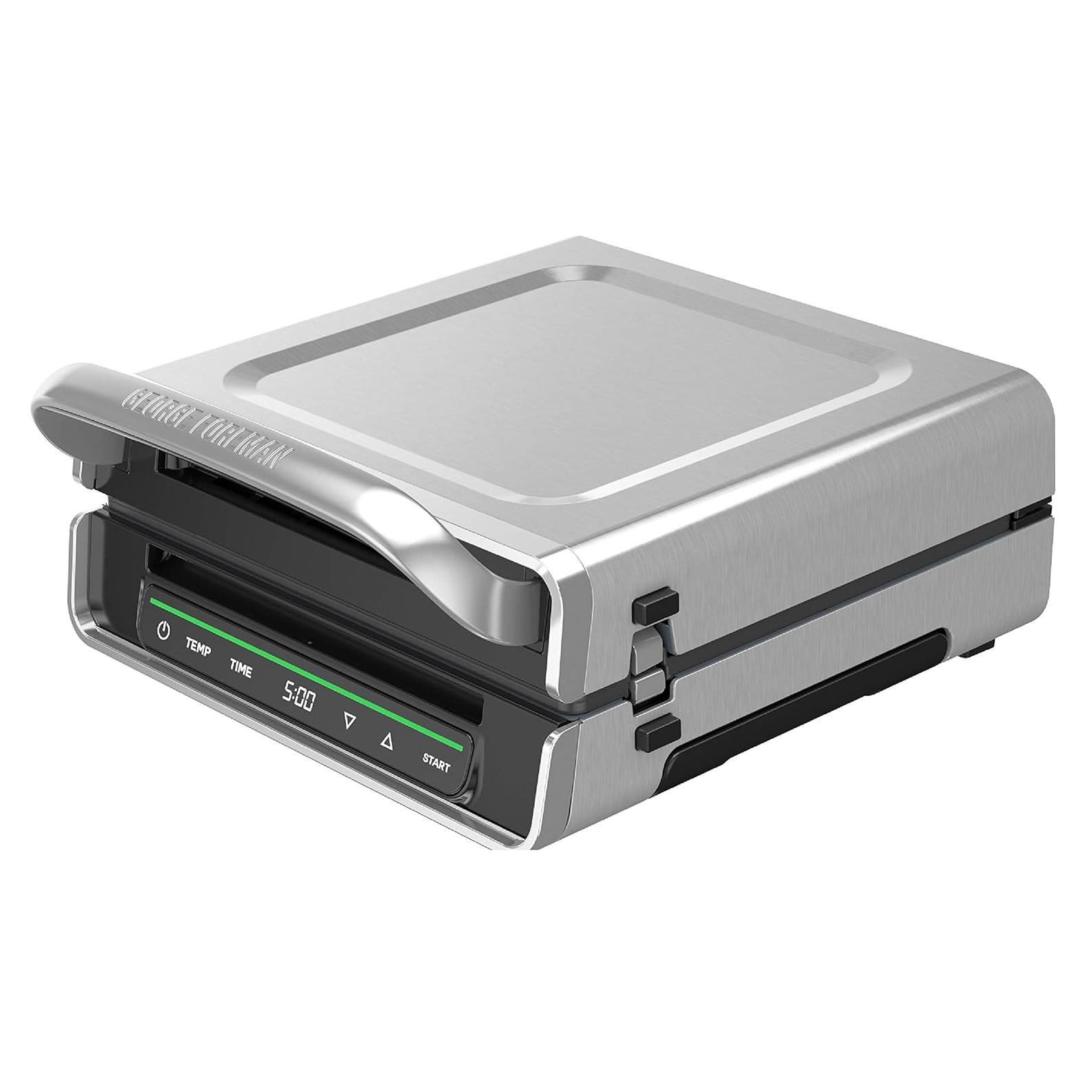 Parrilla Digital Sin Humo George Foreman GRD6090B 4-6 Porciones